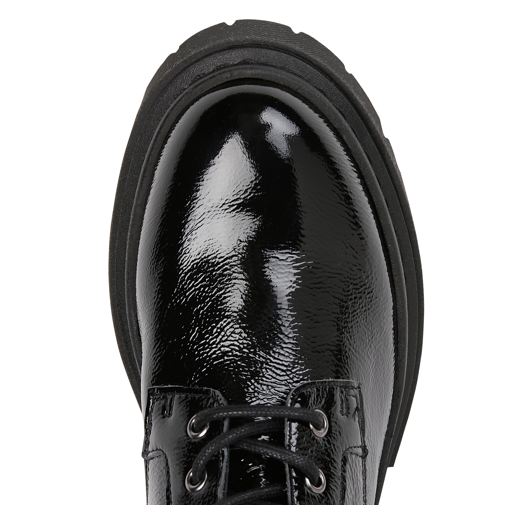 Bottines en cuir vernis ONE STEP Noir