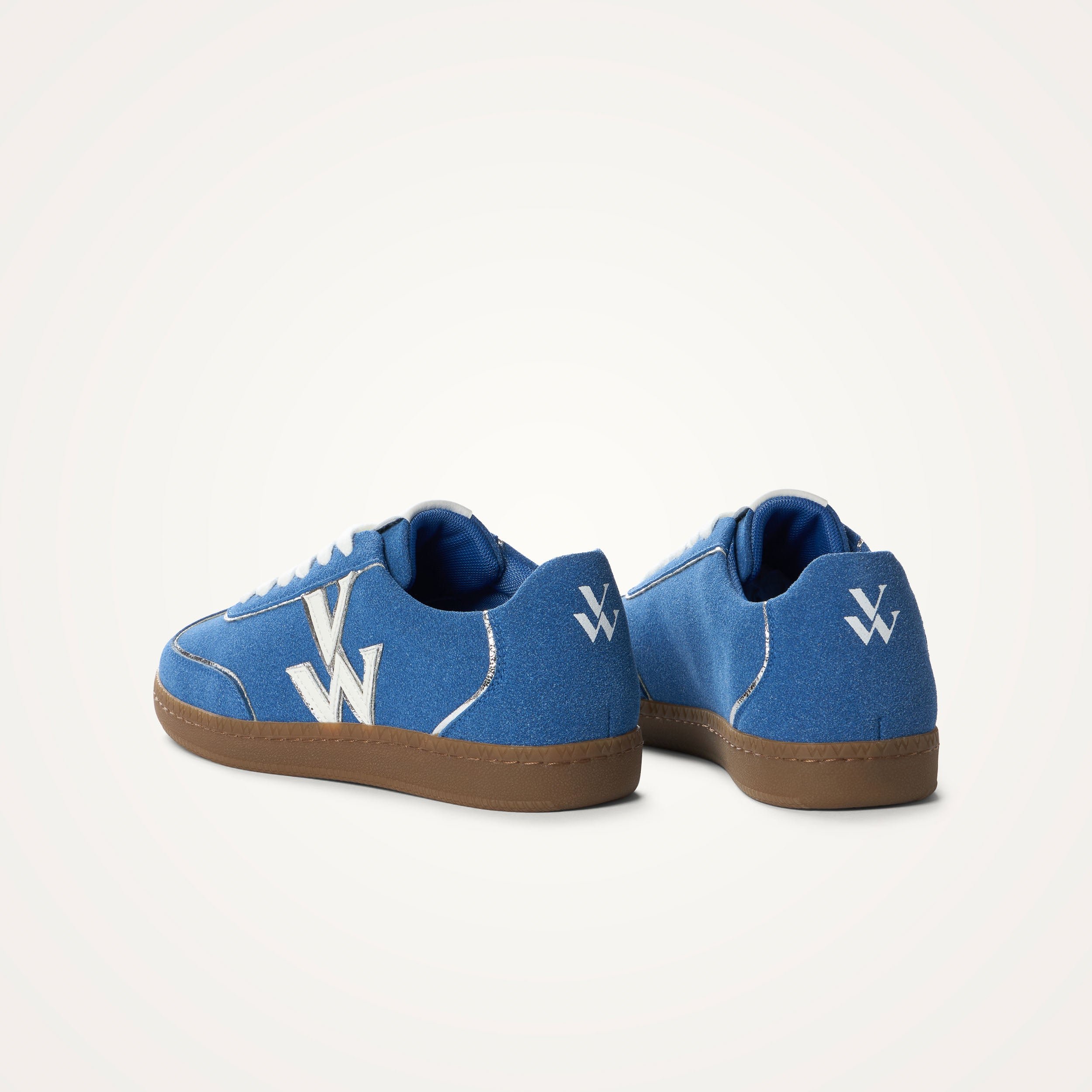 Low lace-up retro sneakers VANESSA WU Blue