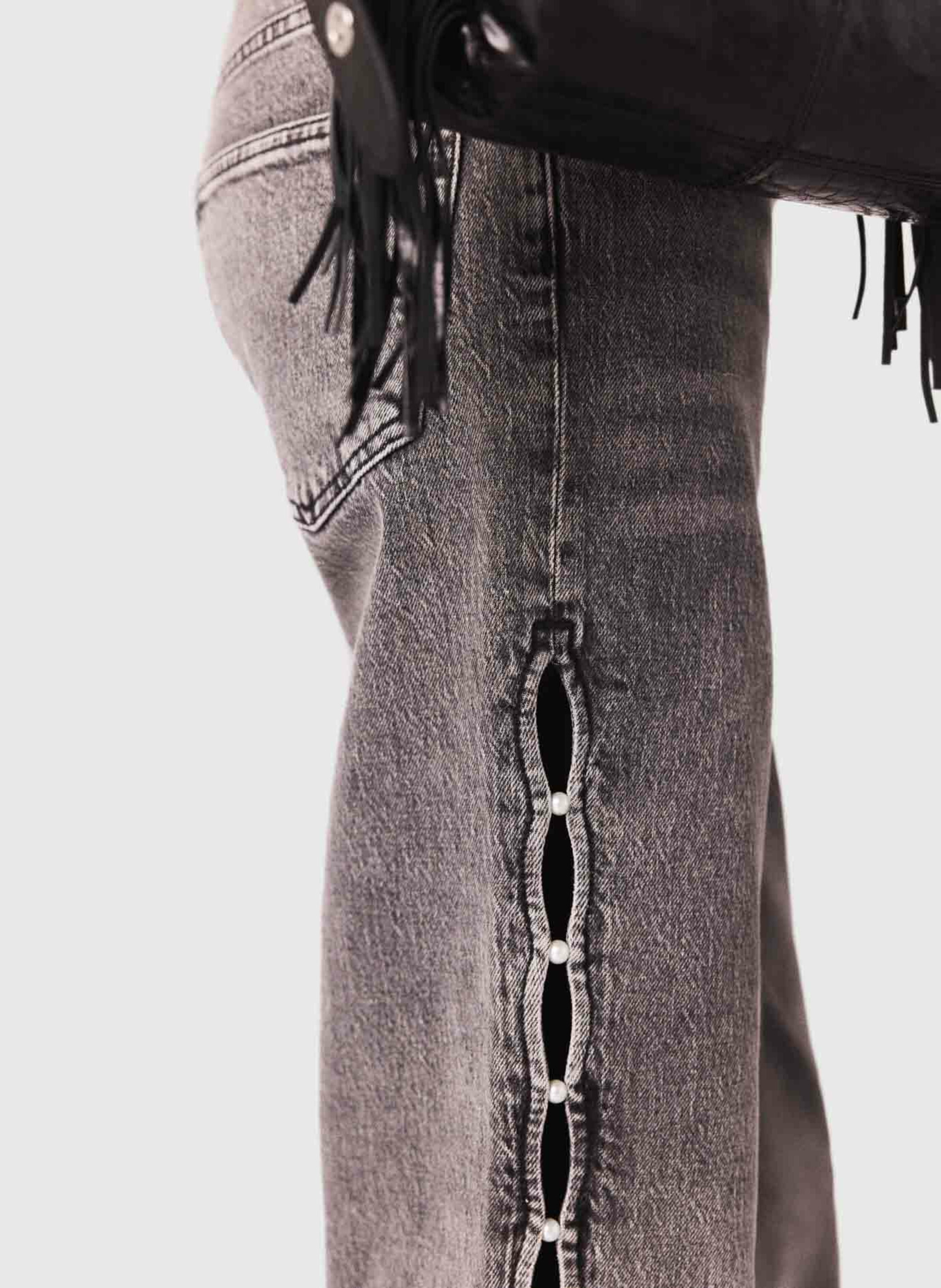 Rechte jeans MAJE Grijs