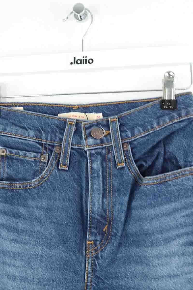 Slim-fit stretch cotton jeans with regular waist LEVI'S - Seconde main Blue