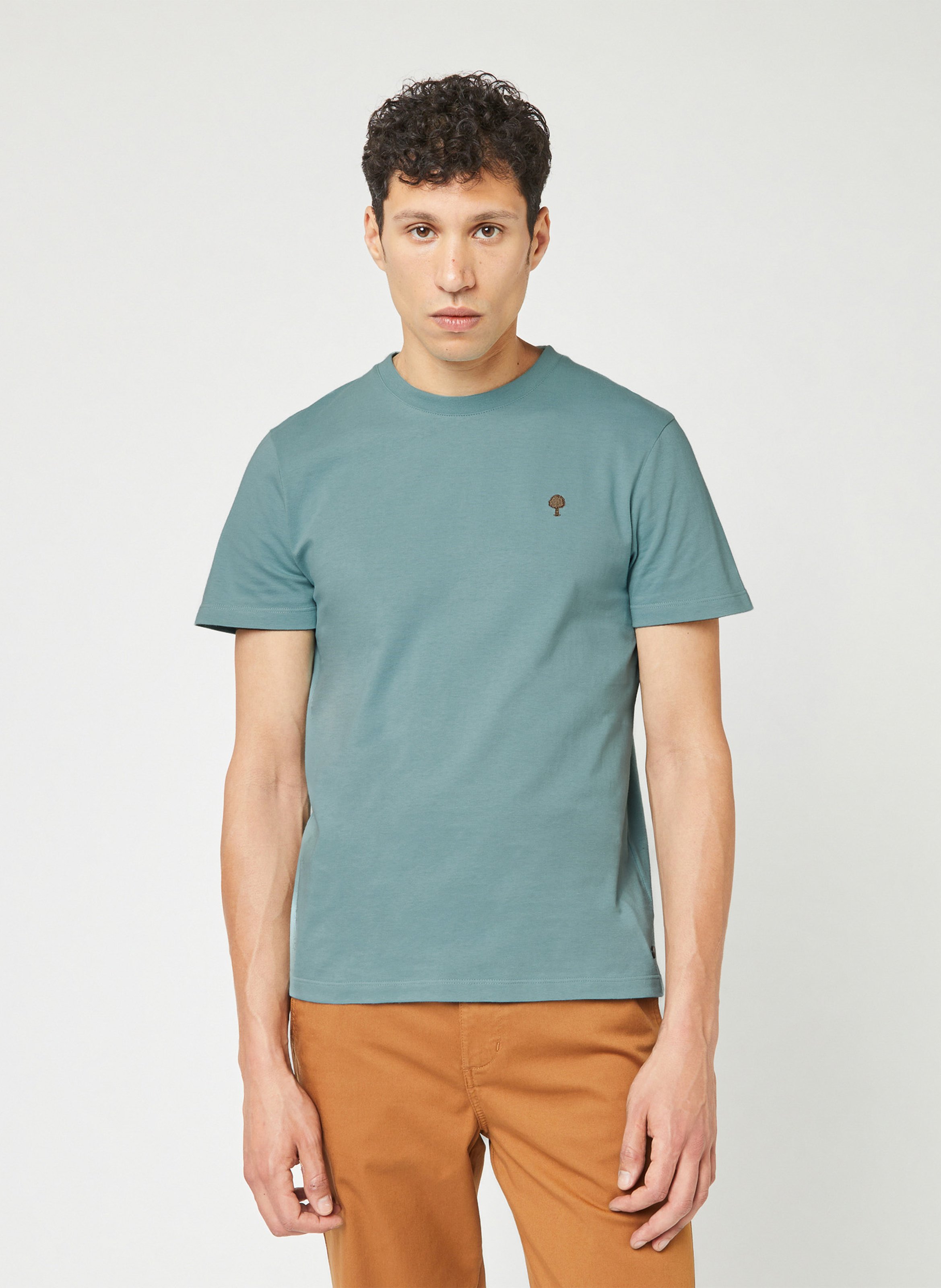 Straight cotton-blend T-shirt FAGUO