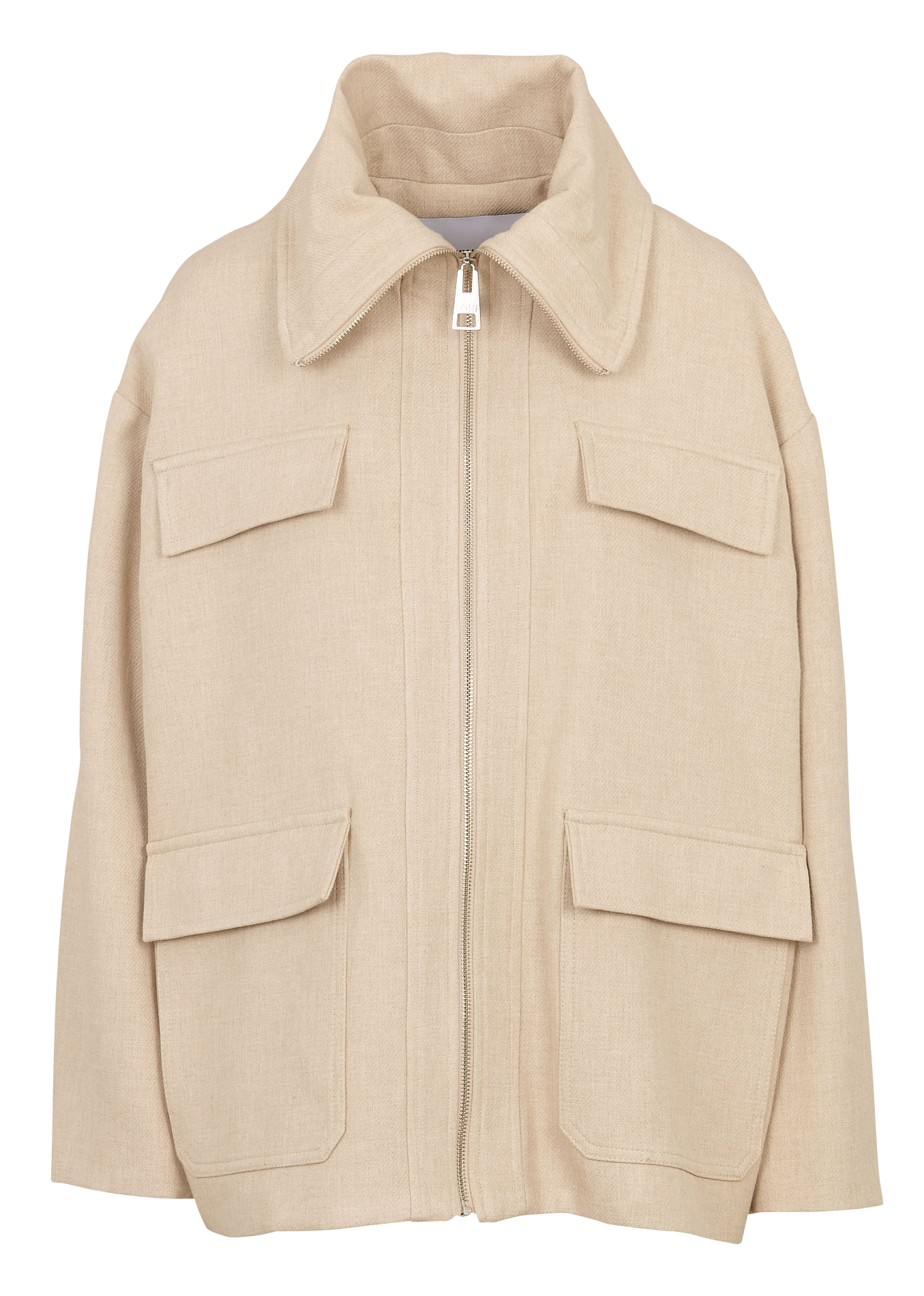 Veste oversize col montant MARGAUX LONNBERG Beige