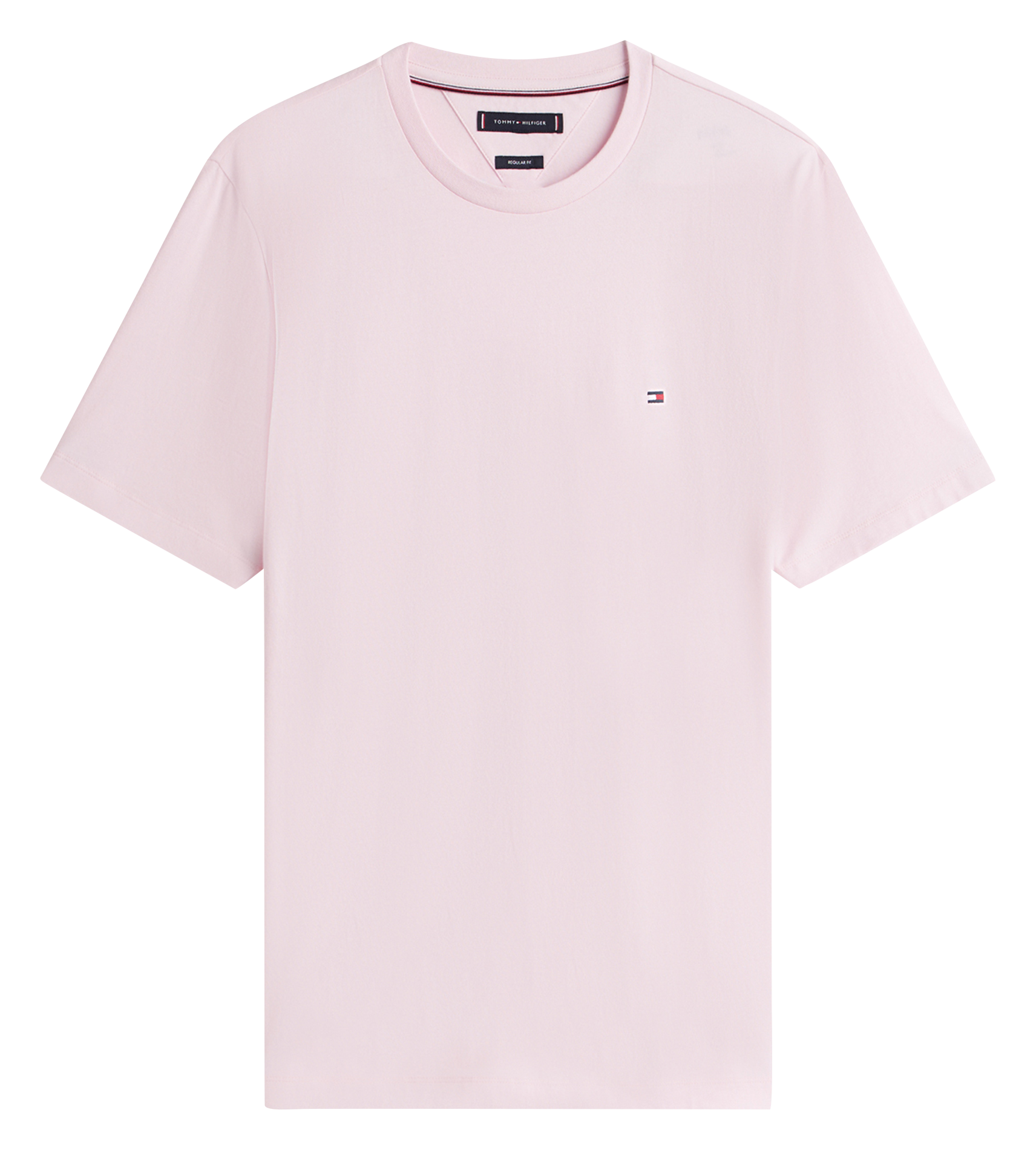 Round-neck cotton T-shirt Pink