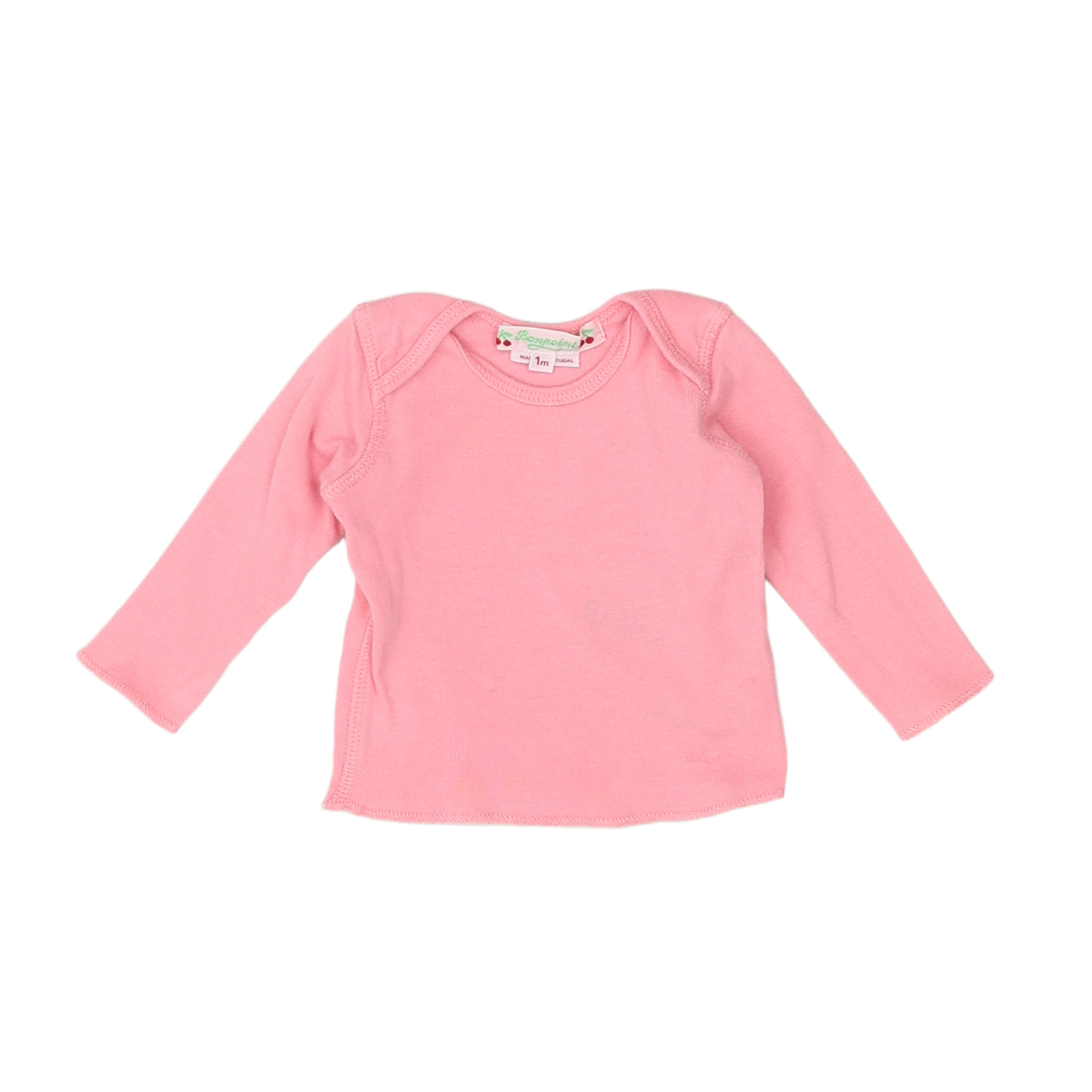 Pink baby T-shirt - 1 month BONPOINT - Seconde Main Pink