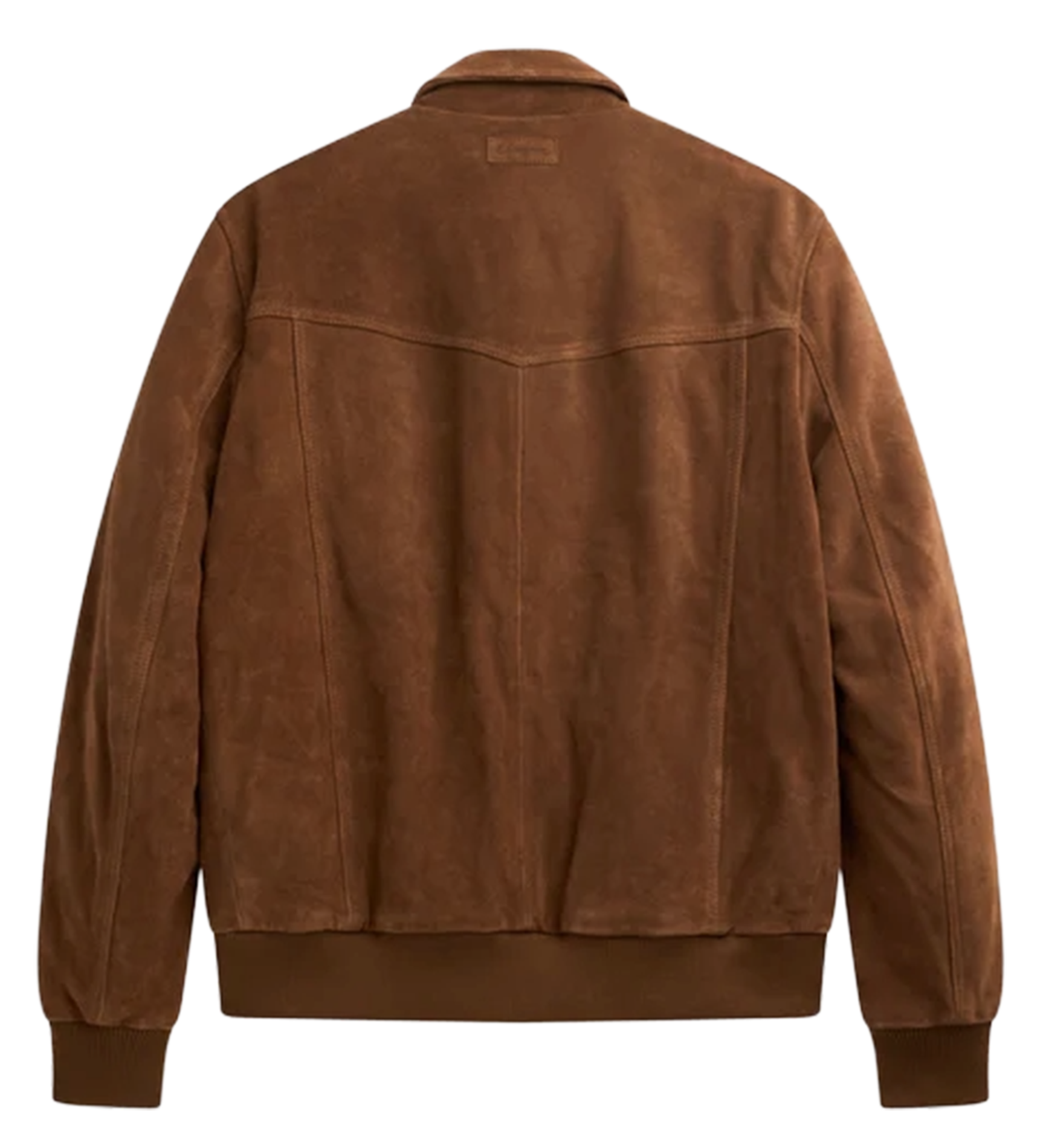 Blouson col classique en cuir CHEVIGNON Marron