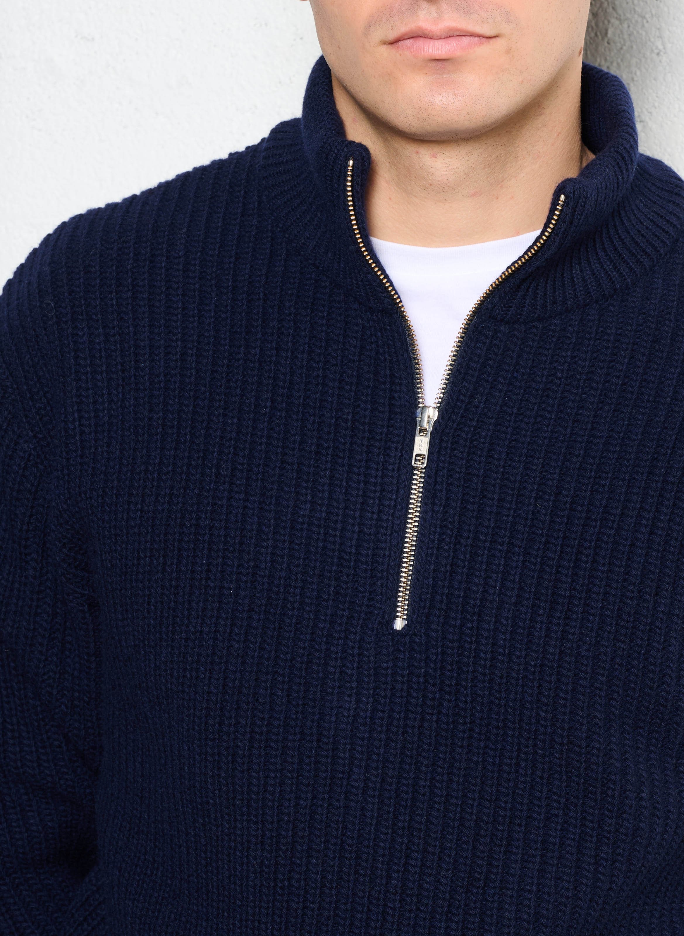 Troyer aus Wolle COLORFUL STANDARD Blau