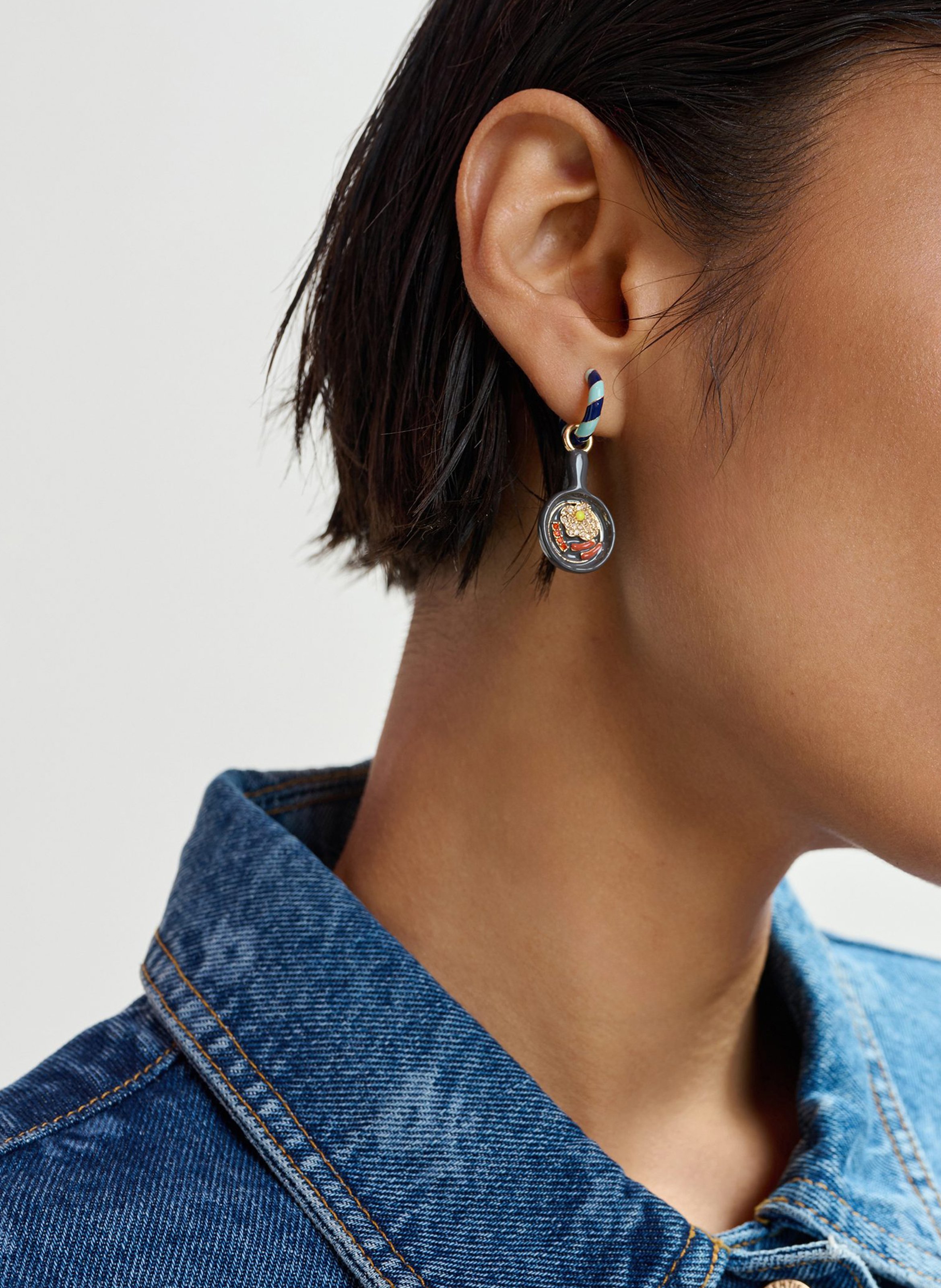 Atlantide - Hängeohrringe ESSENTIEL ANTWERP Blau