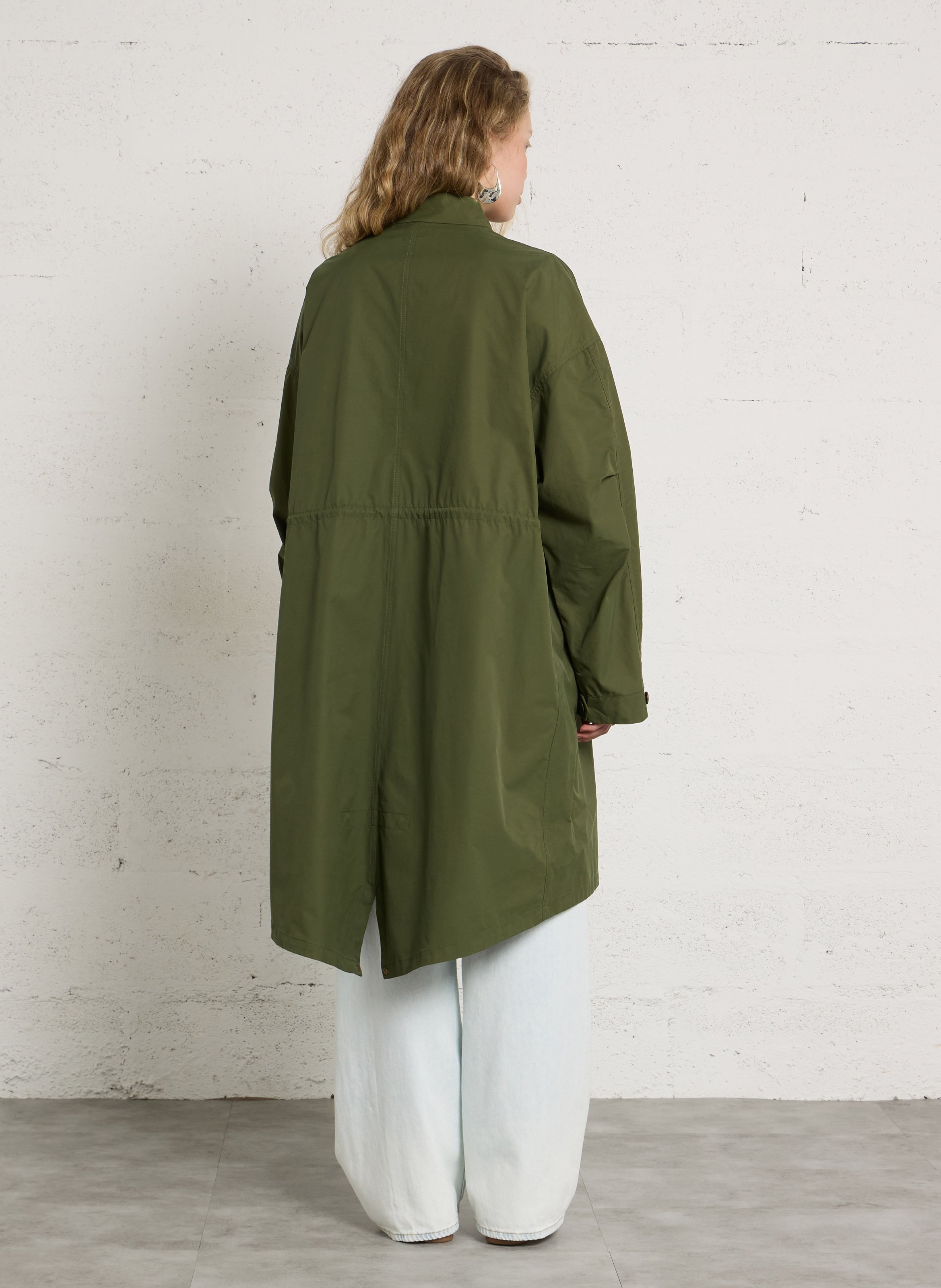 Regenjas van gemengd katoen BENSIMON Kaki