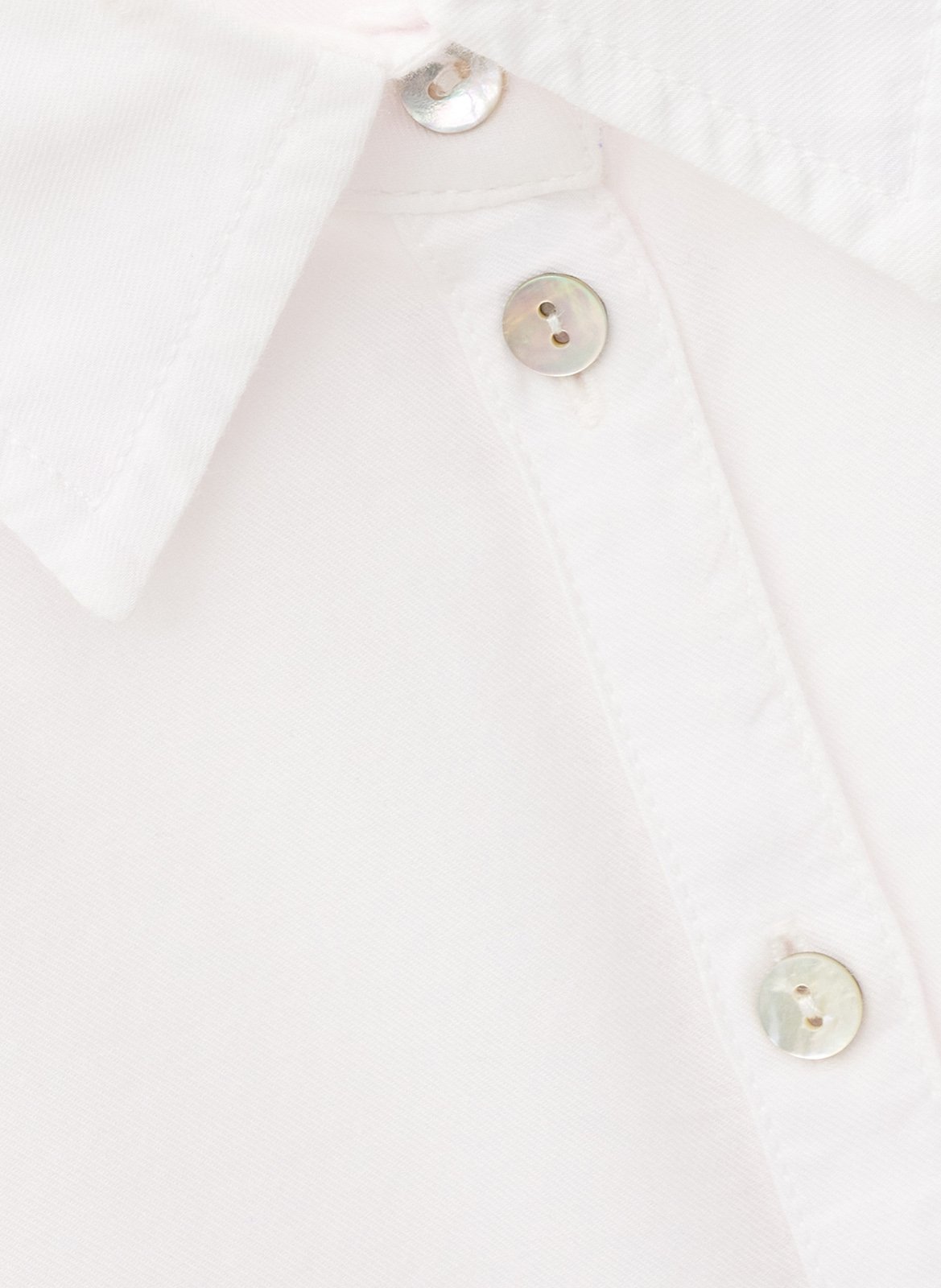 Blouse met klassieke kraag BA&SH Wit