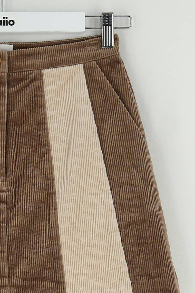 Mini skirt ANTIK BATIK - Seconde Main Brown