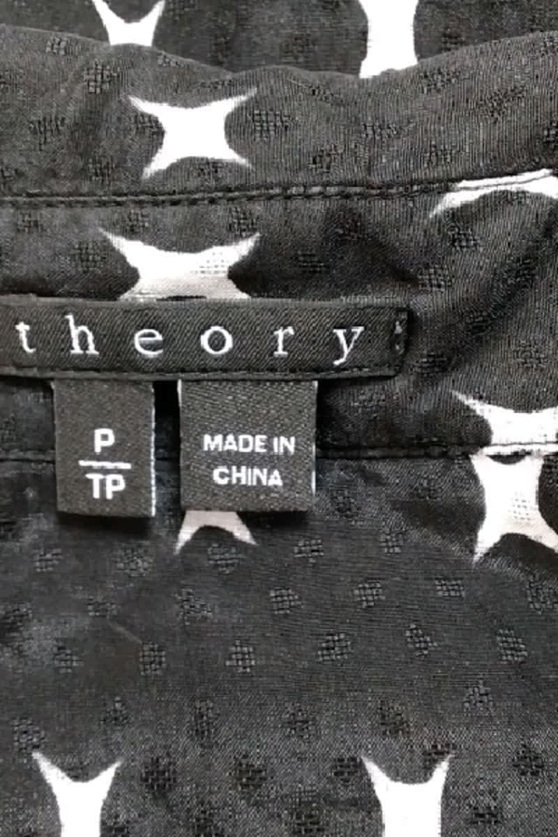 Chemise THEORY - Seconde Main Noir