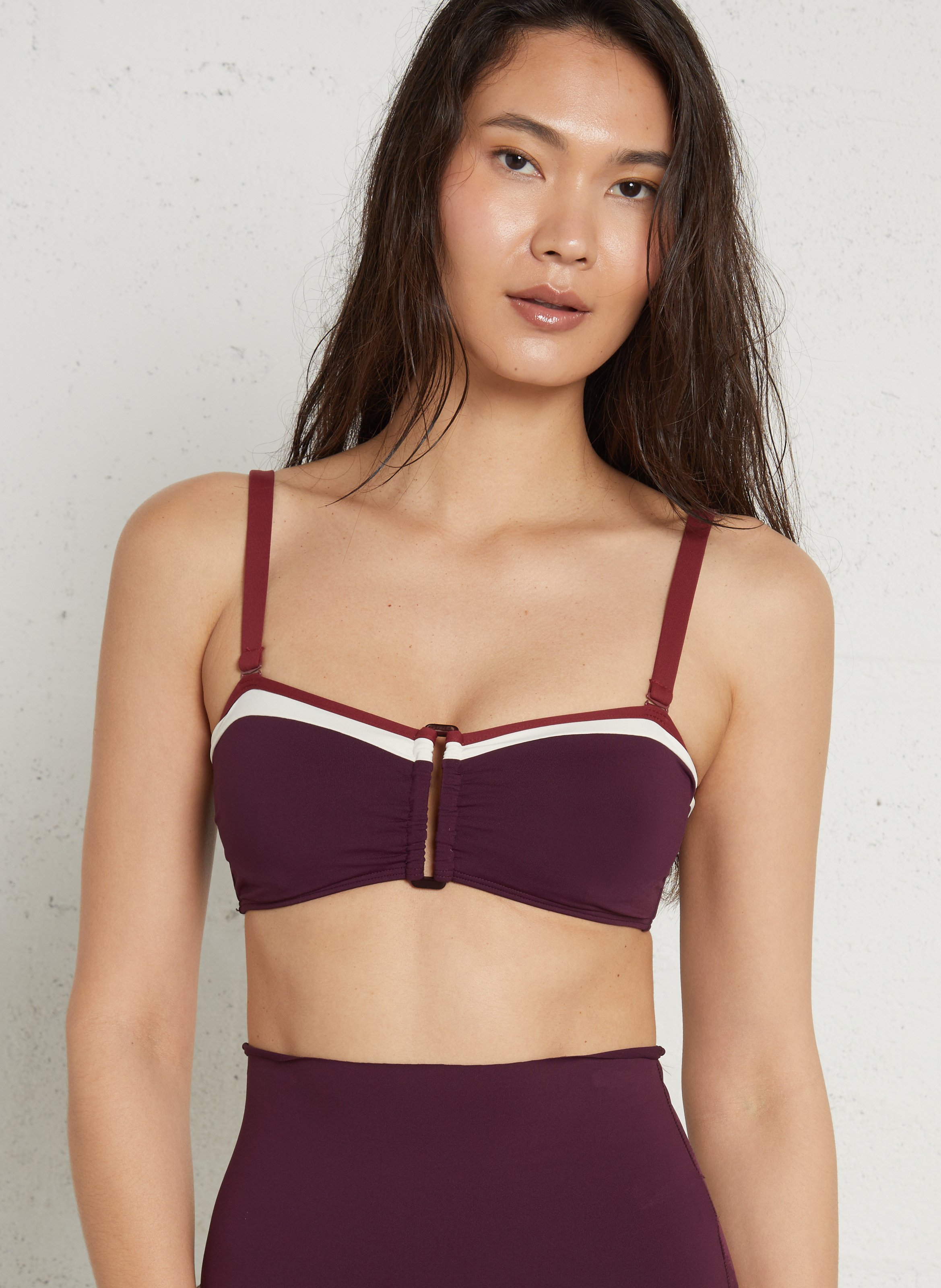 Soutien-gorge de maillot de bain  DNUD Prune