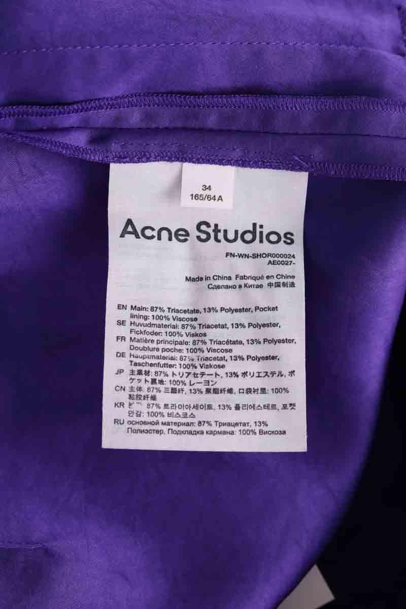 Bermuda shorts ACNE STUDIOS - Seconde Main Purple