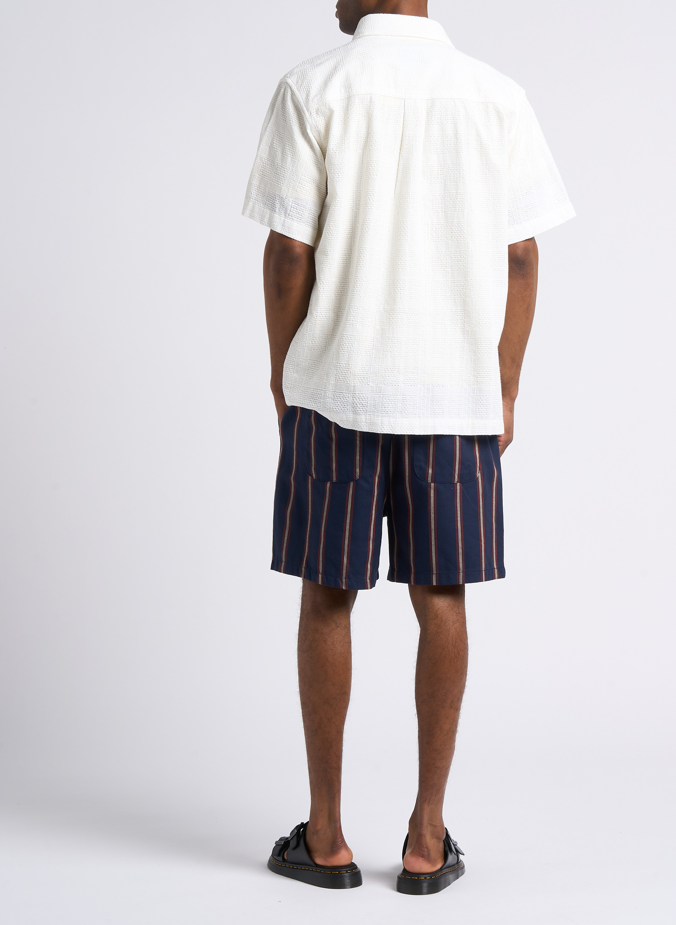 Chemise droite col classique en coton LES DEUX Beige