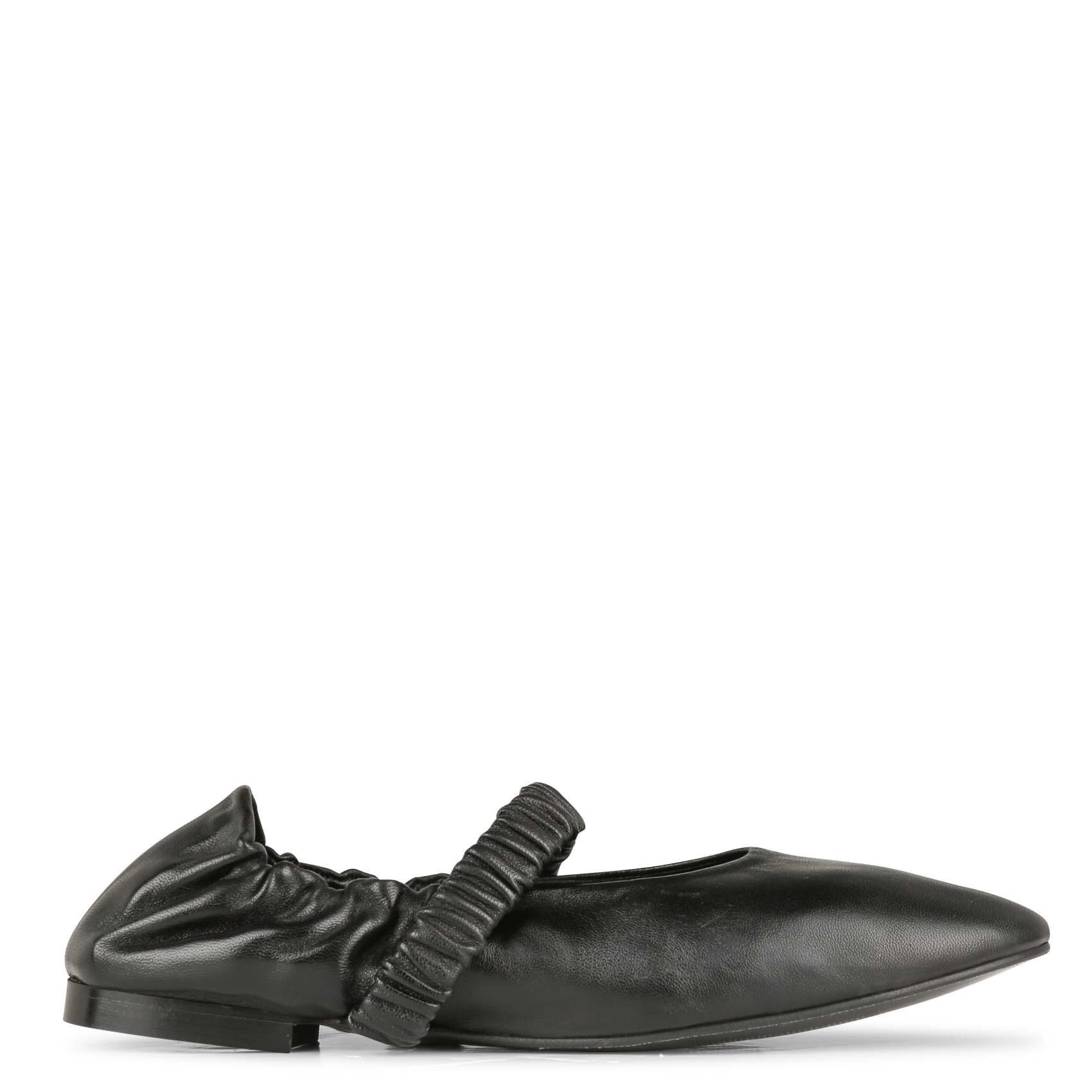 Ballerines en cuir AUGUSTA Noir