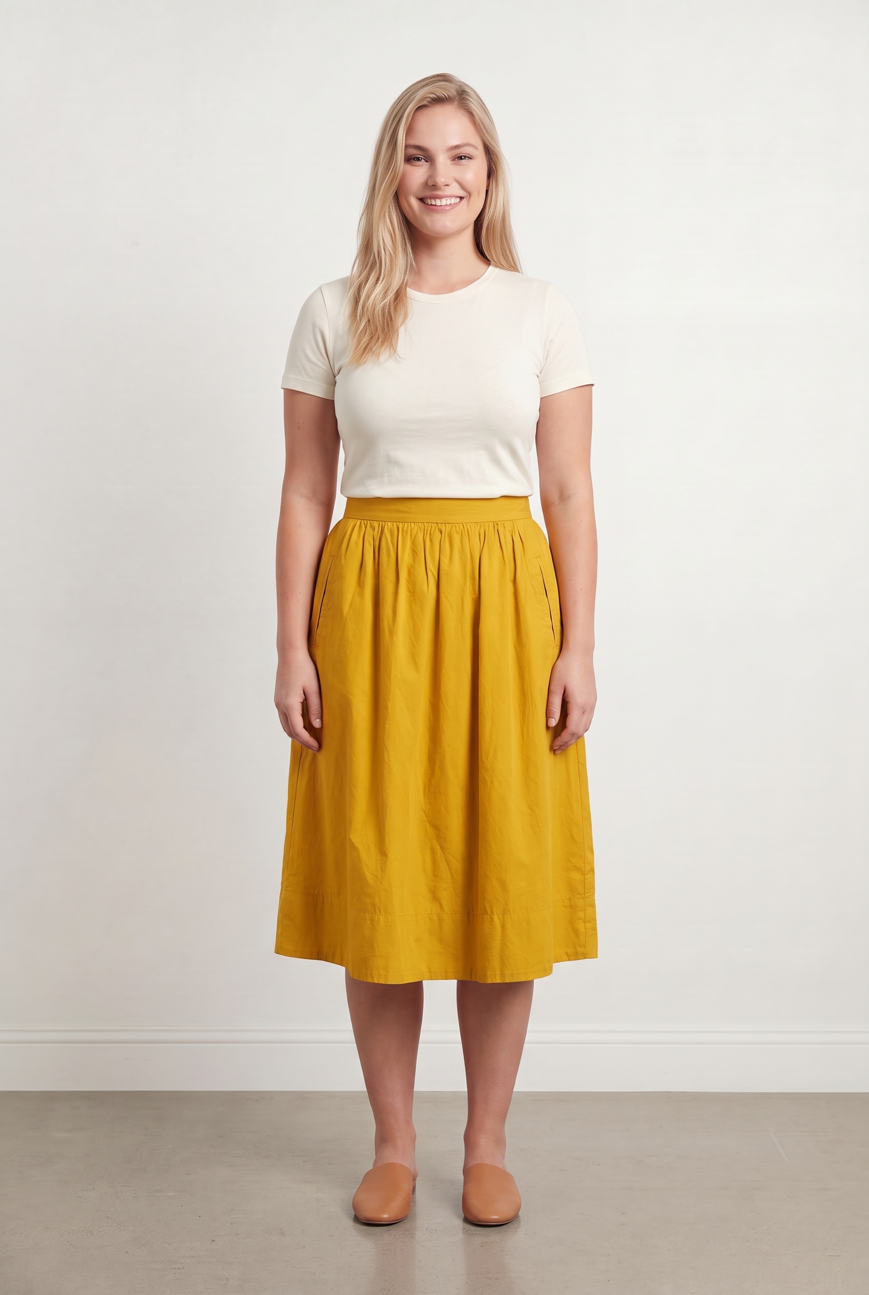 Short & midi skirt COMPTOIR DES COTONNIERS - Seconde main Orange