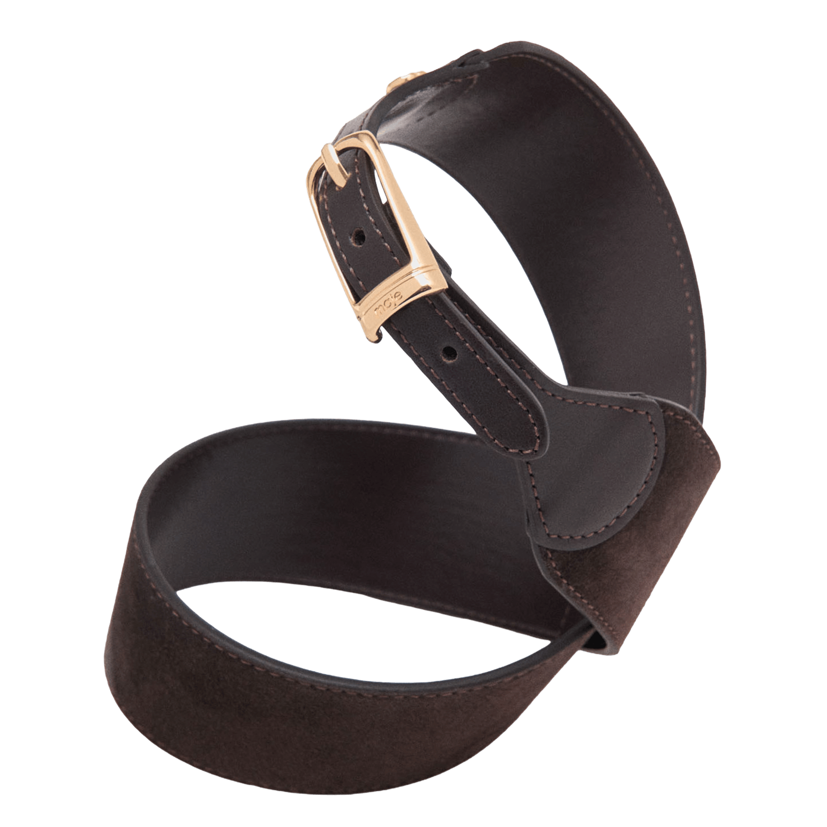 Ceinture en cuir MAJE Marron