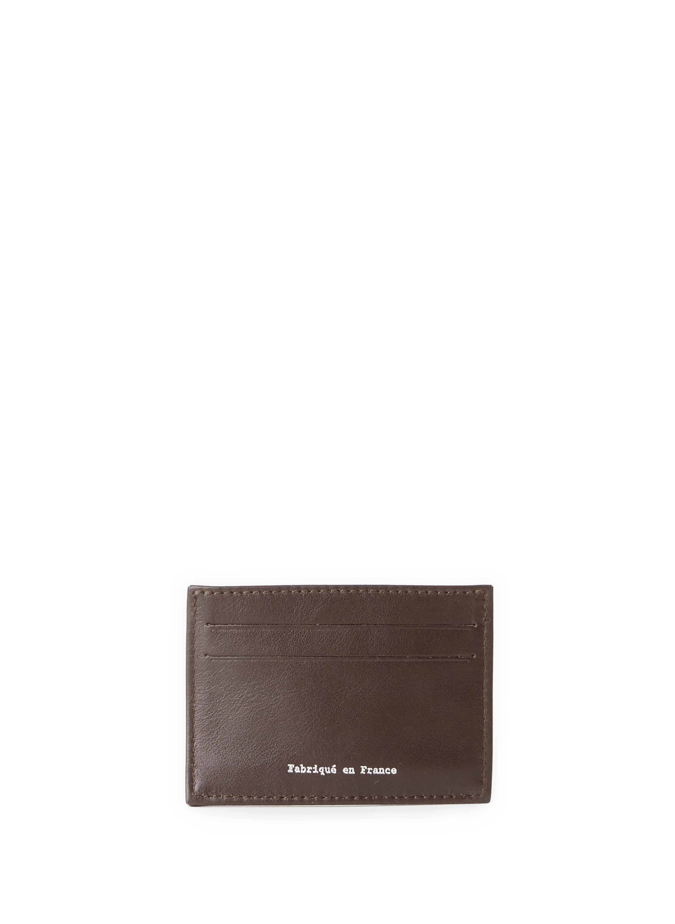 Leather card holder pm fra 579 v mini pc v green SAISON 1865 Brown