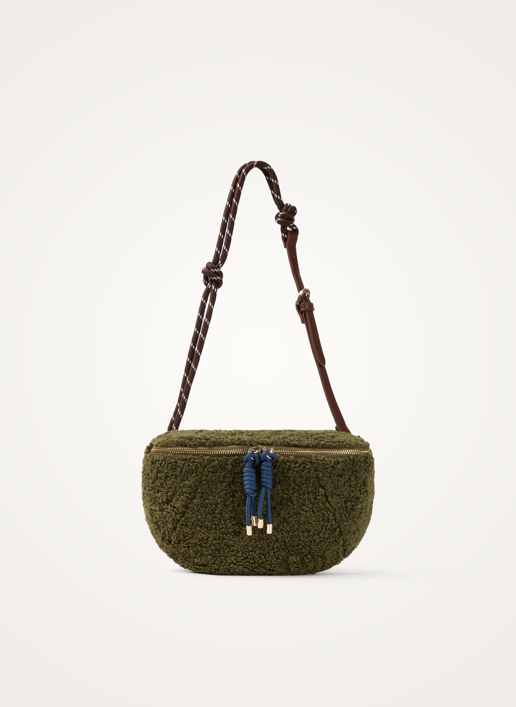 Faux shearling fanny pack VANESSA WU