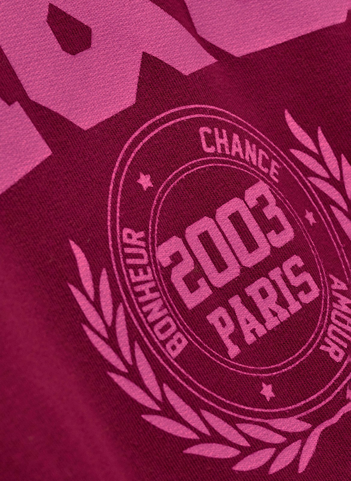 Sweat à logo imprimé en coton mélangé BA&SH Rose