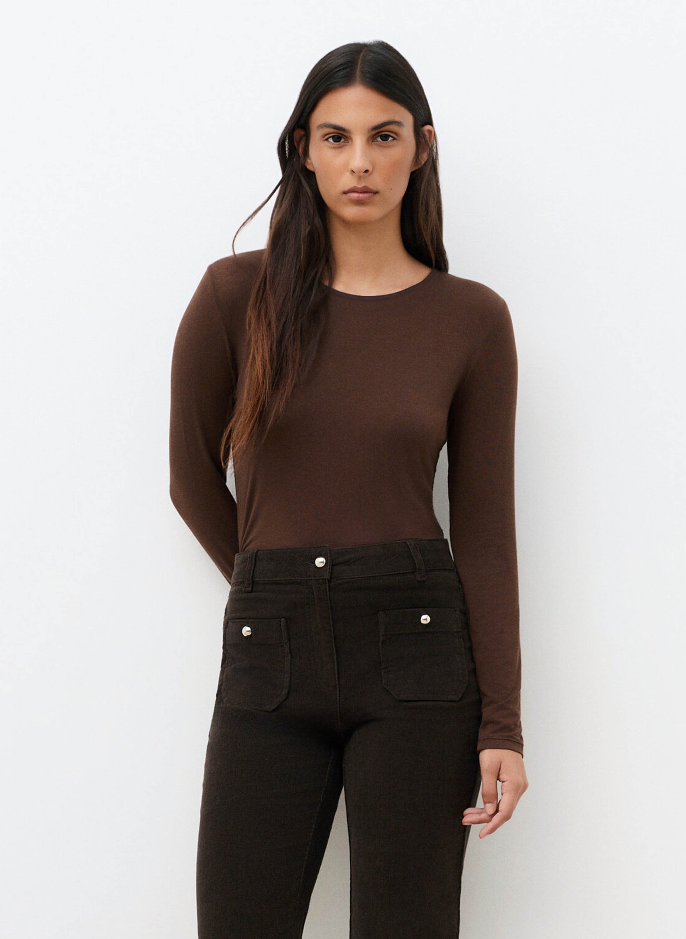 Bootcut velvet pants CAROLL