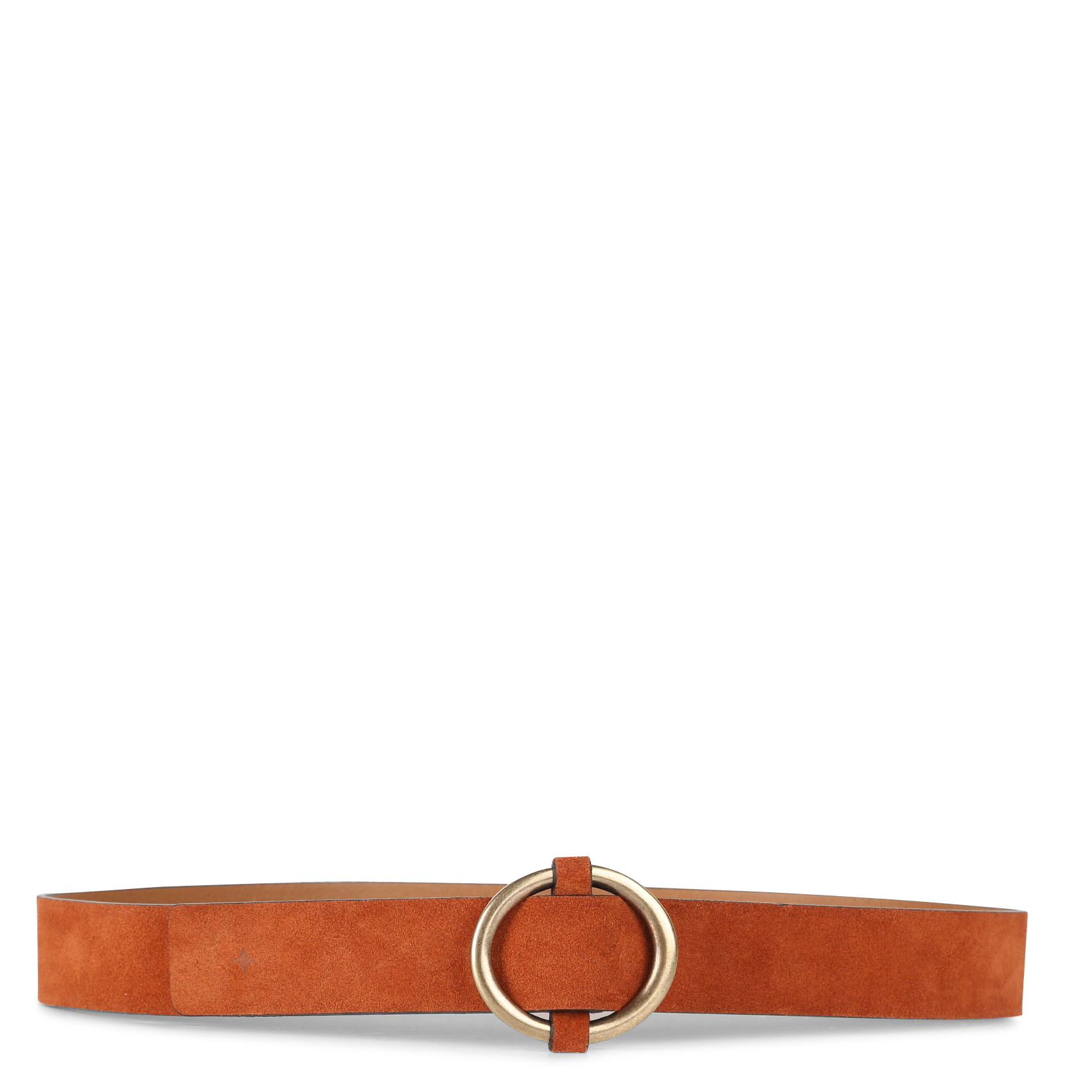 Ceinture à boucle en cuir SESSUN Marron