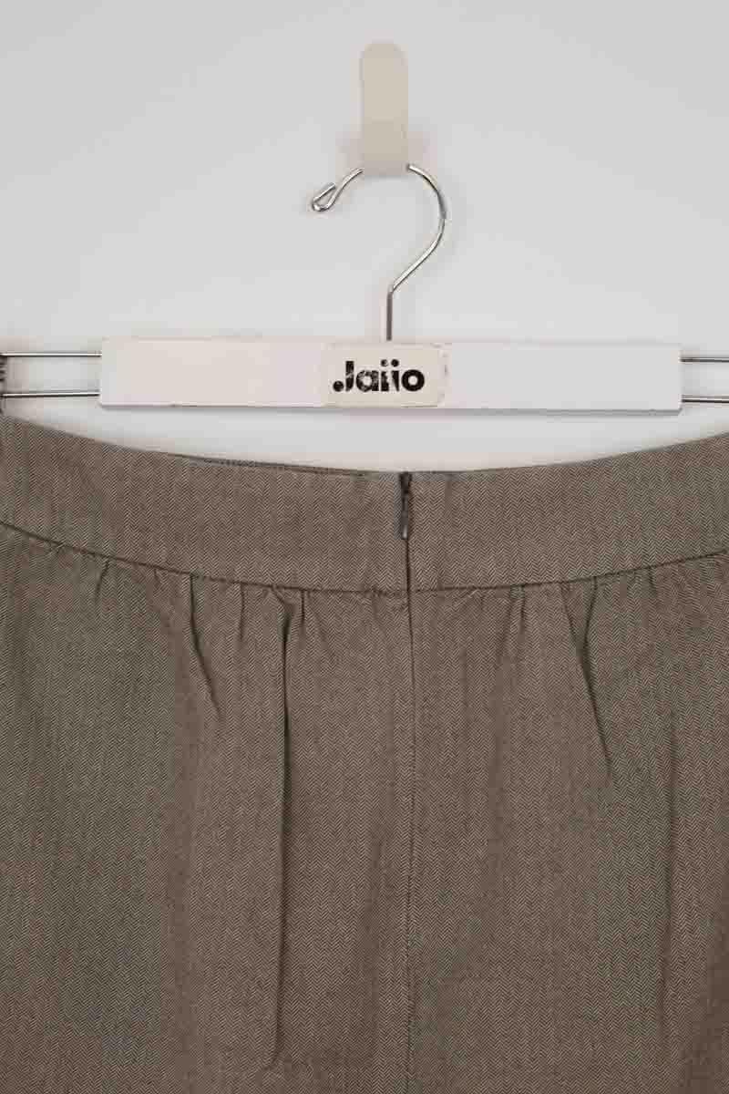 Cotton mini skirt AGNES B. - Seconde Main Grey