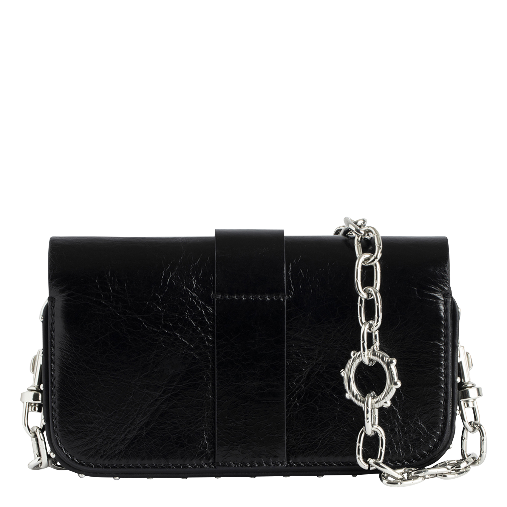 Leder-Clutch ZADIG&VOLTAIRE Schwarz