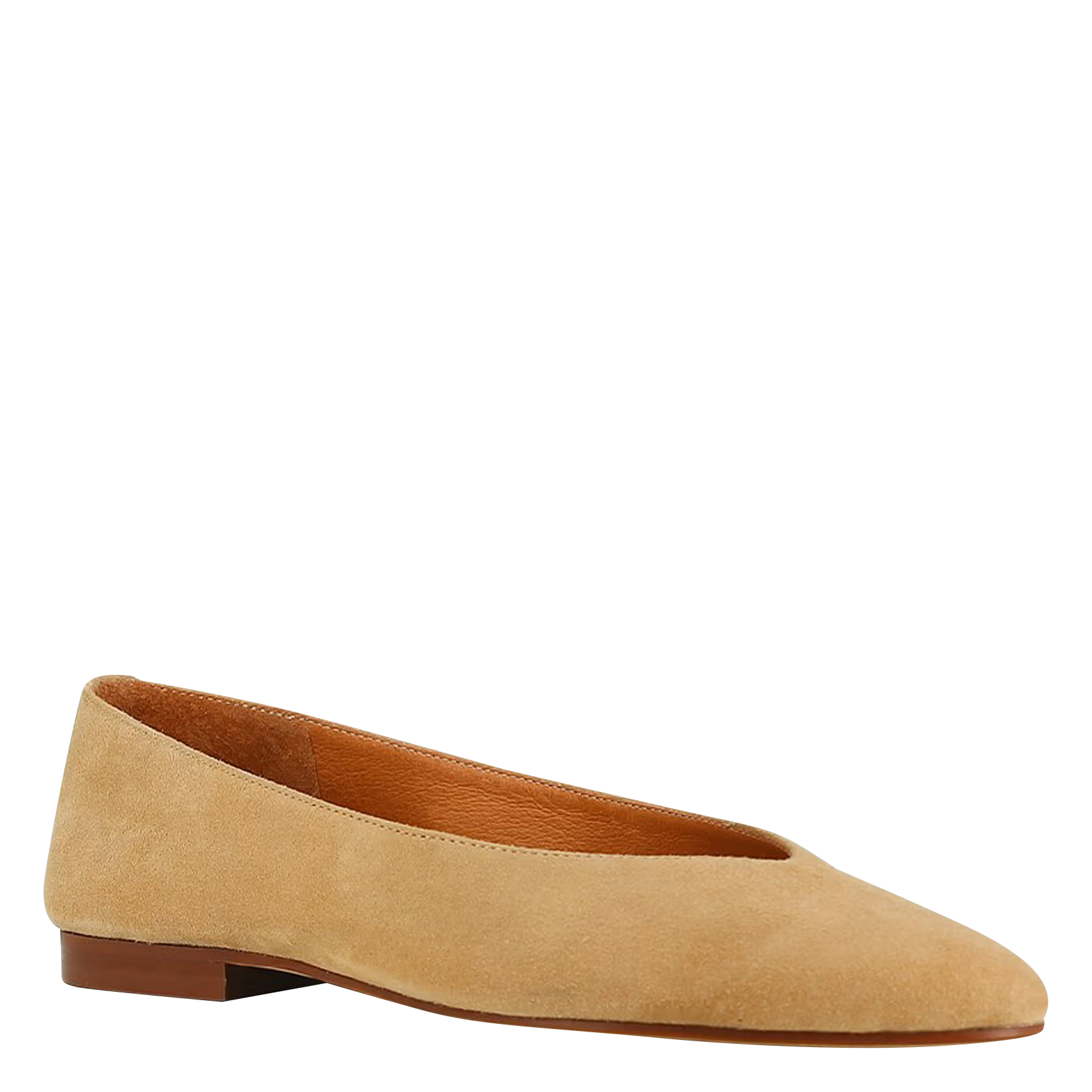 Suede ballet pumps JONAK Beige