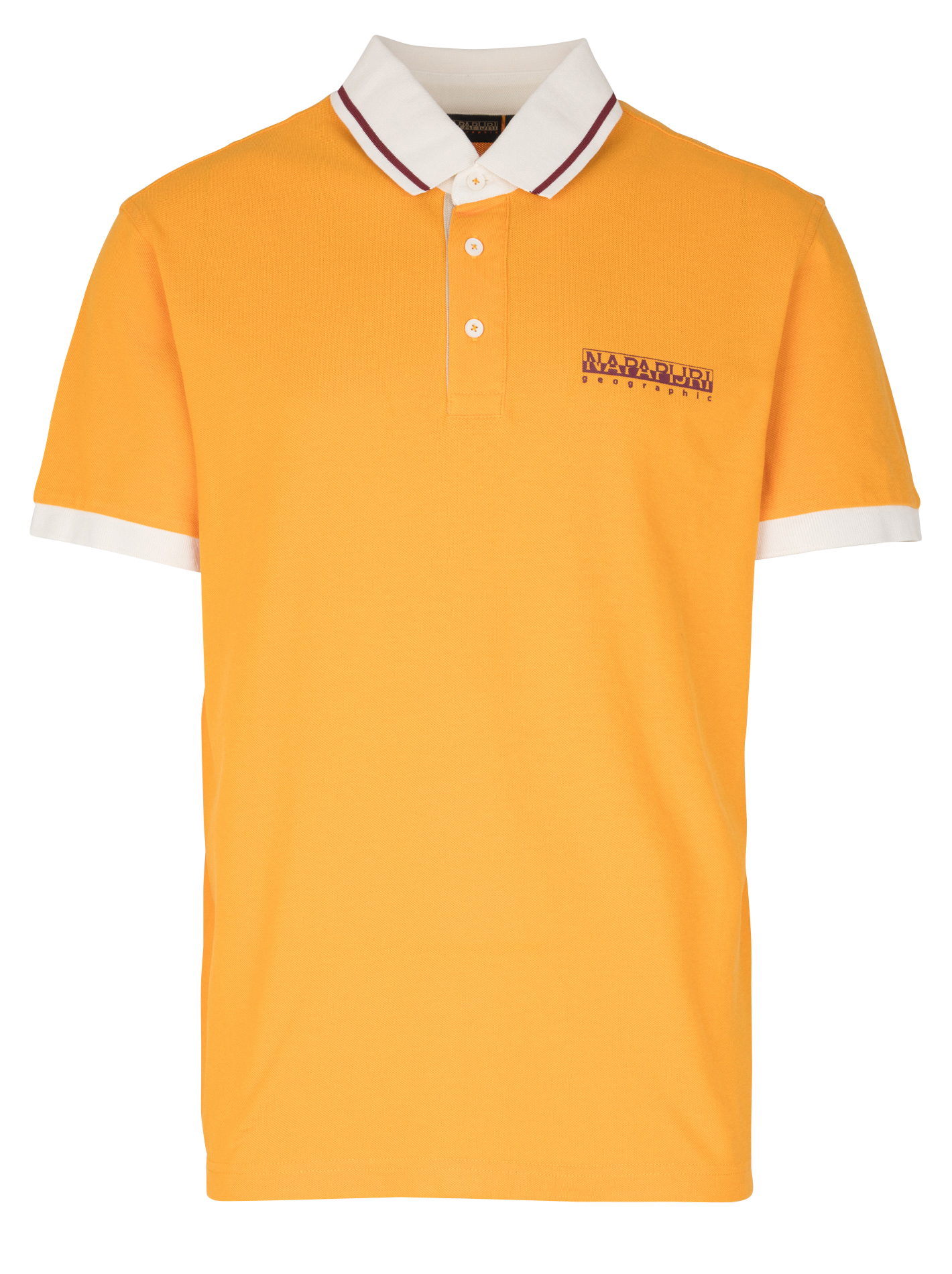Regular-fit cotton polo shirt NAPAPIJRI Orange
