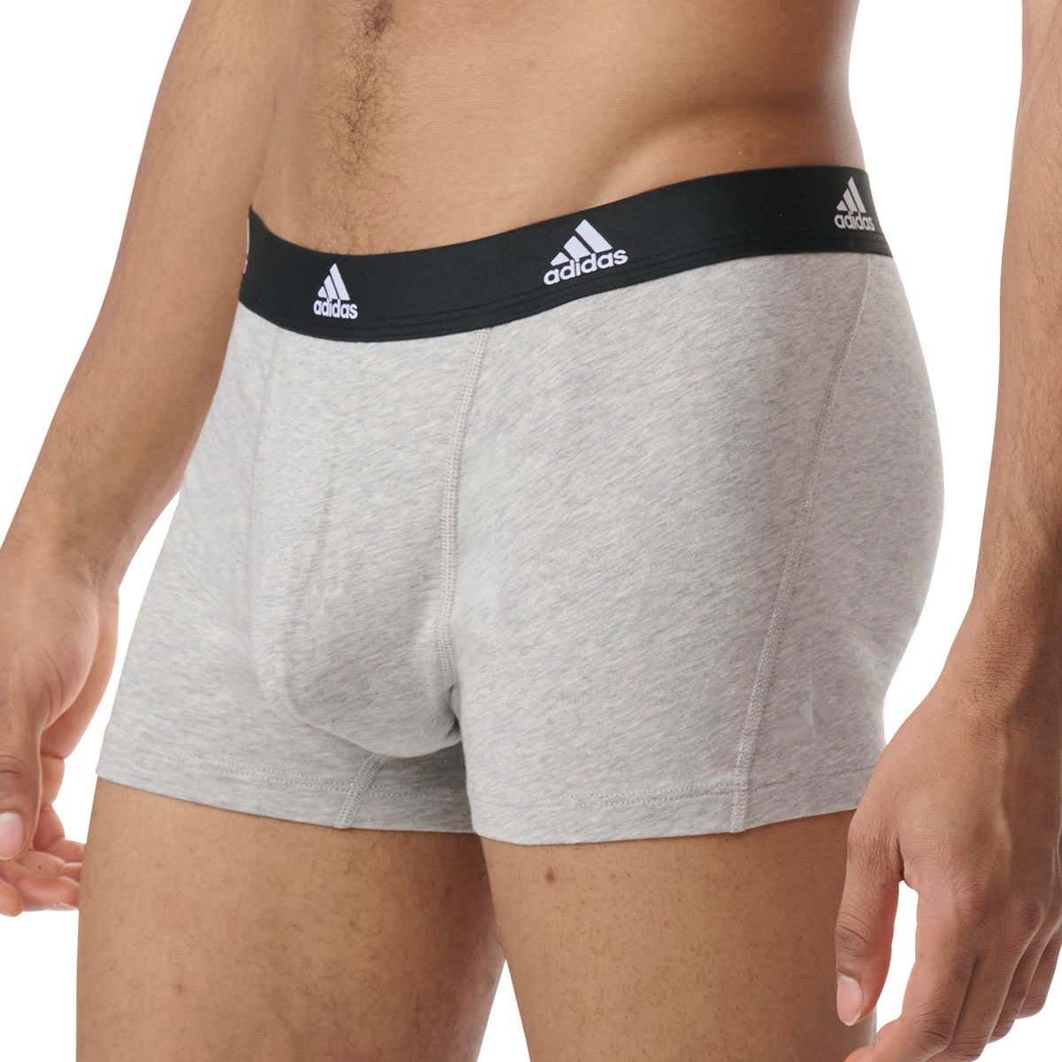 Active flex cotton boxer shorts, pack of 2 ADIDAS UNDERWEAR Green