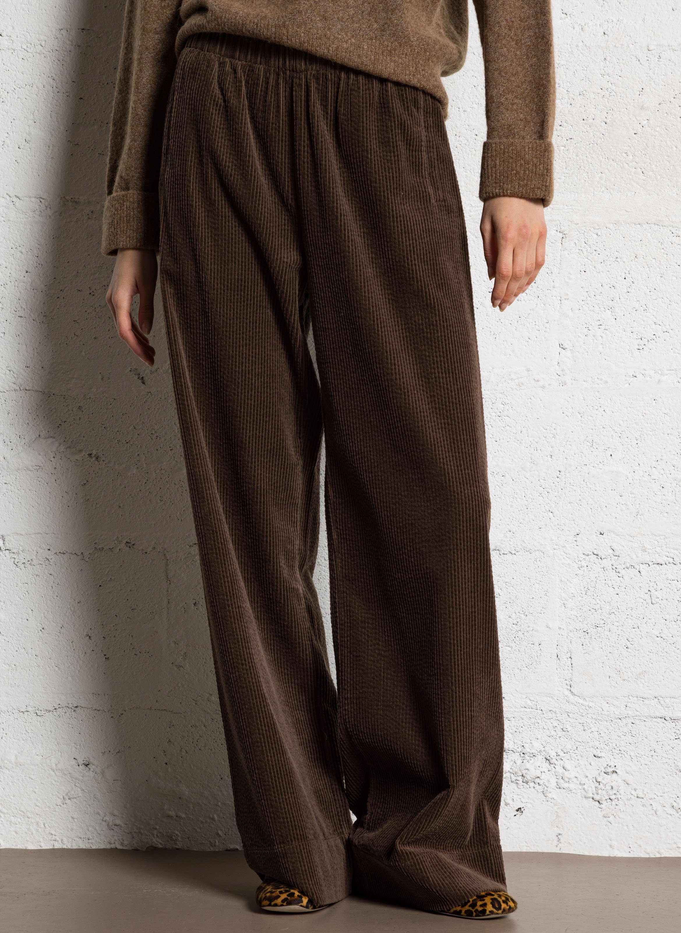 Flared cotton pants JC SOPHIE