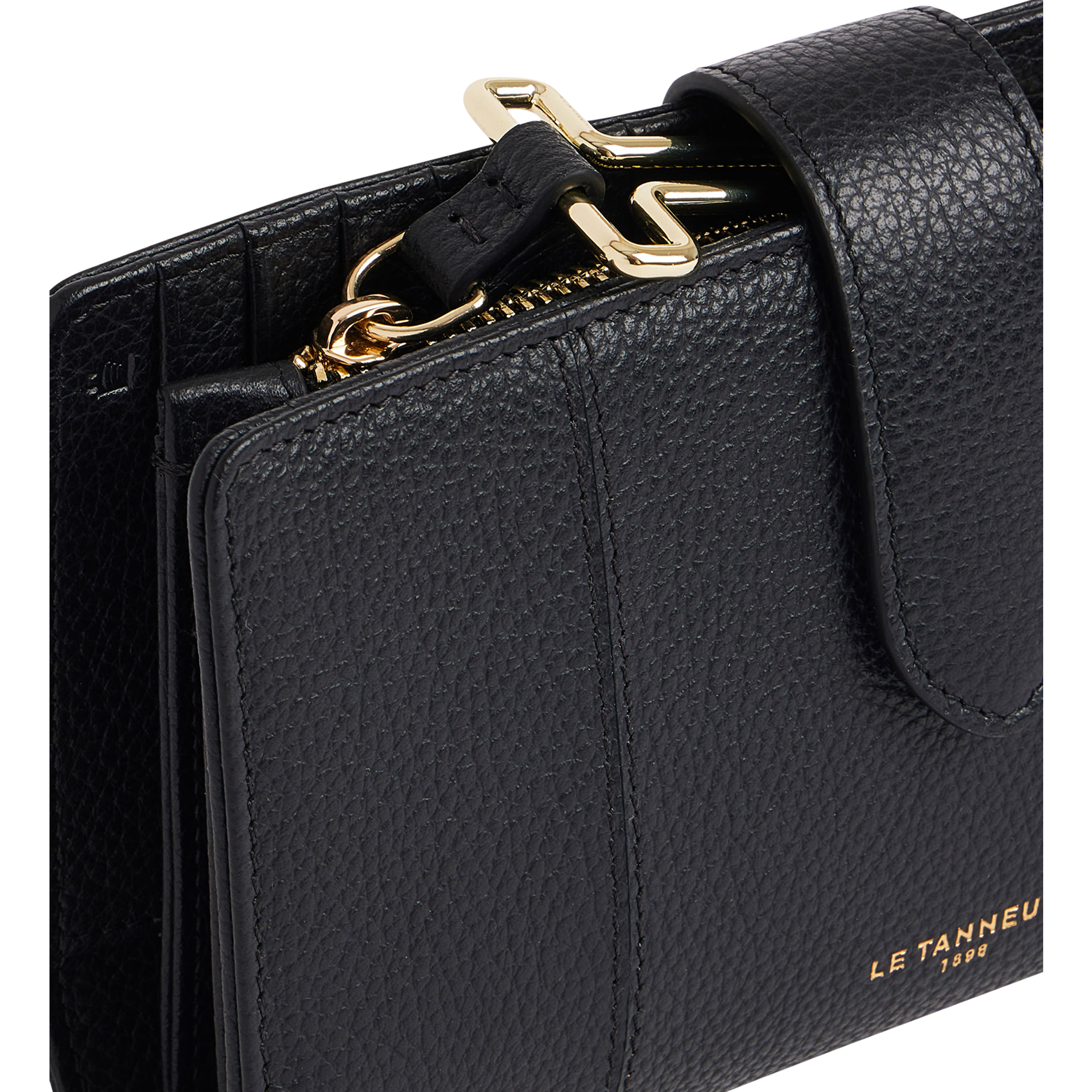 Portefeuille en cuir LE TANNEUR Noir