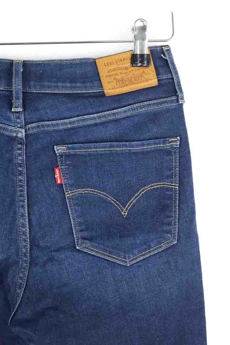Cotton skinny jeans LEVI'S - Seconde main Blue