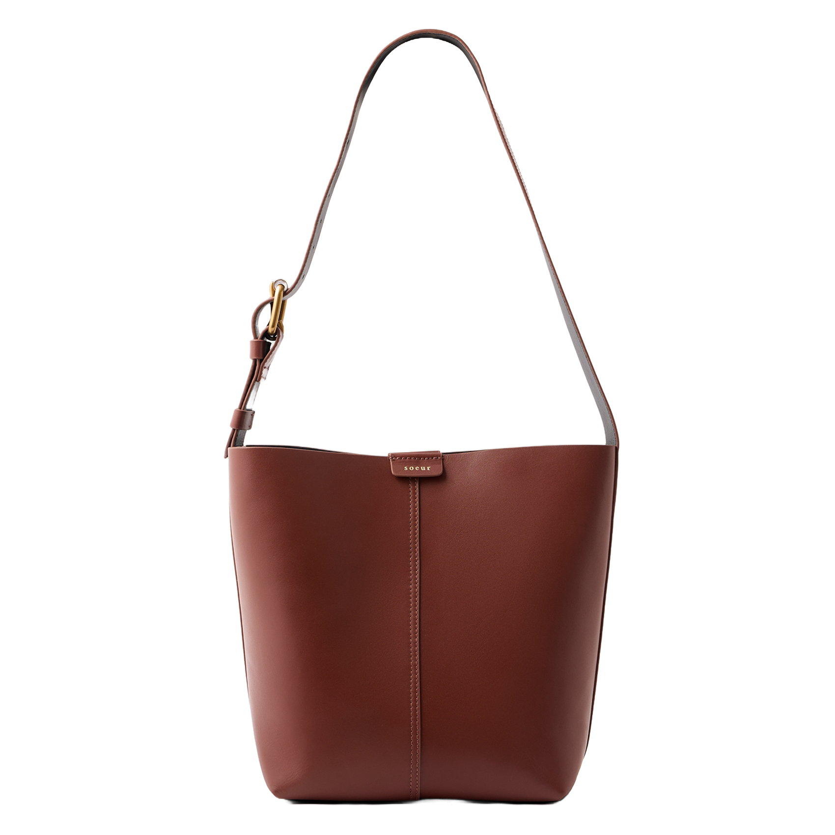 Corina leather bucket bag SOEUR