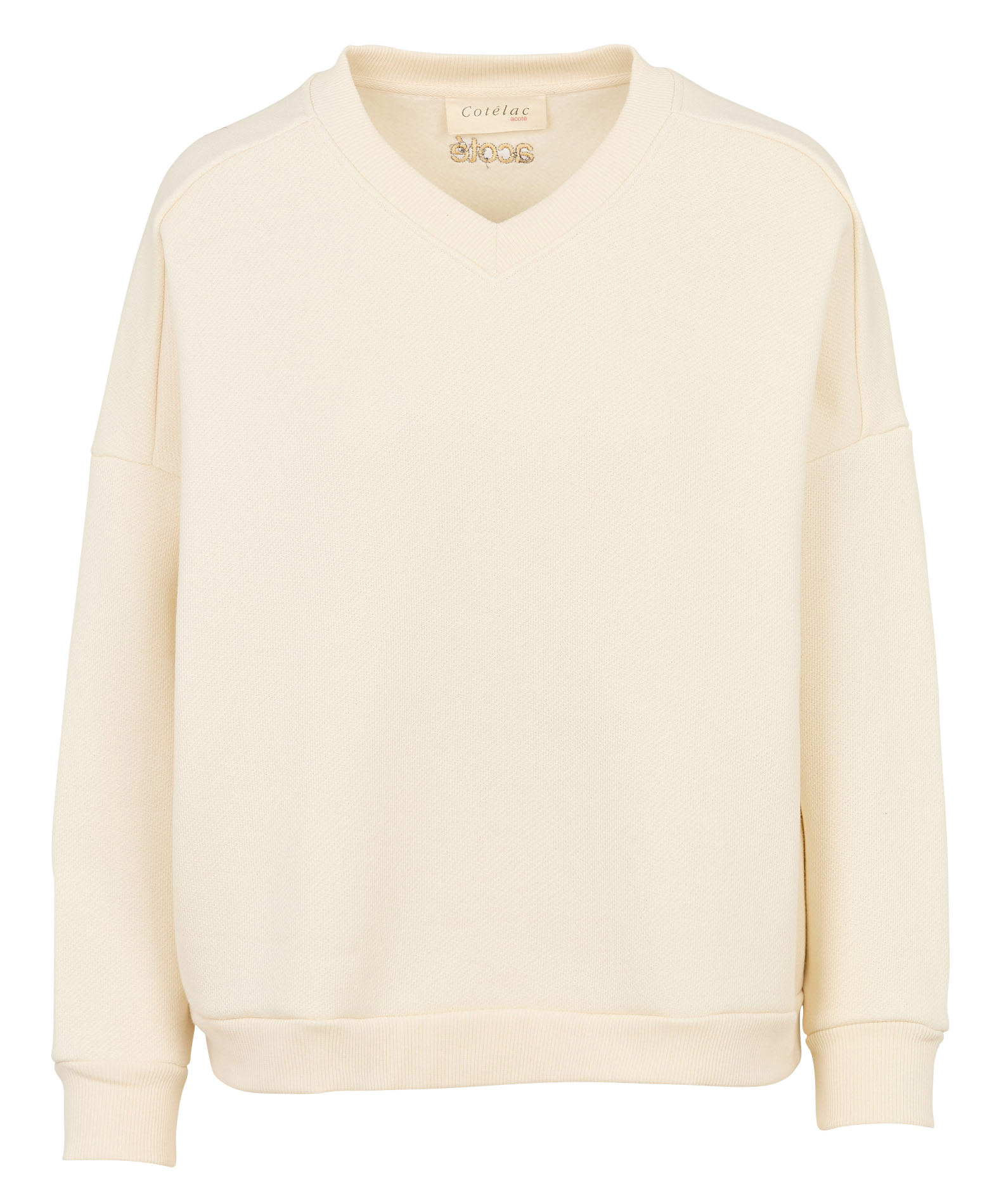 Sweatshirt - V-Ausschnitt ACOTE Weiss