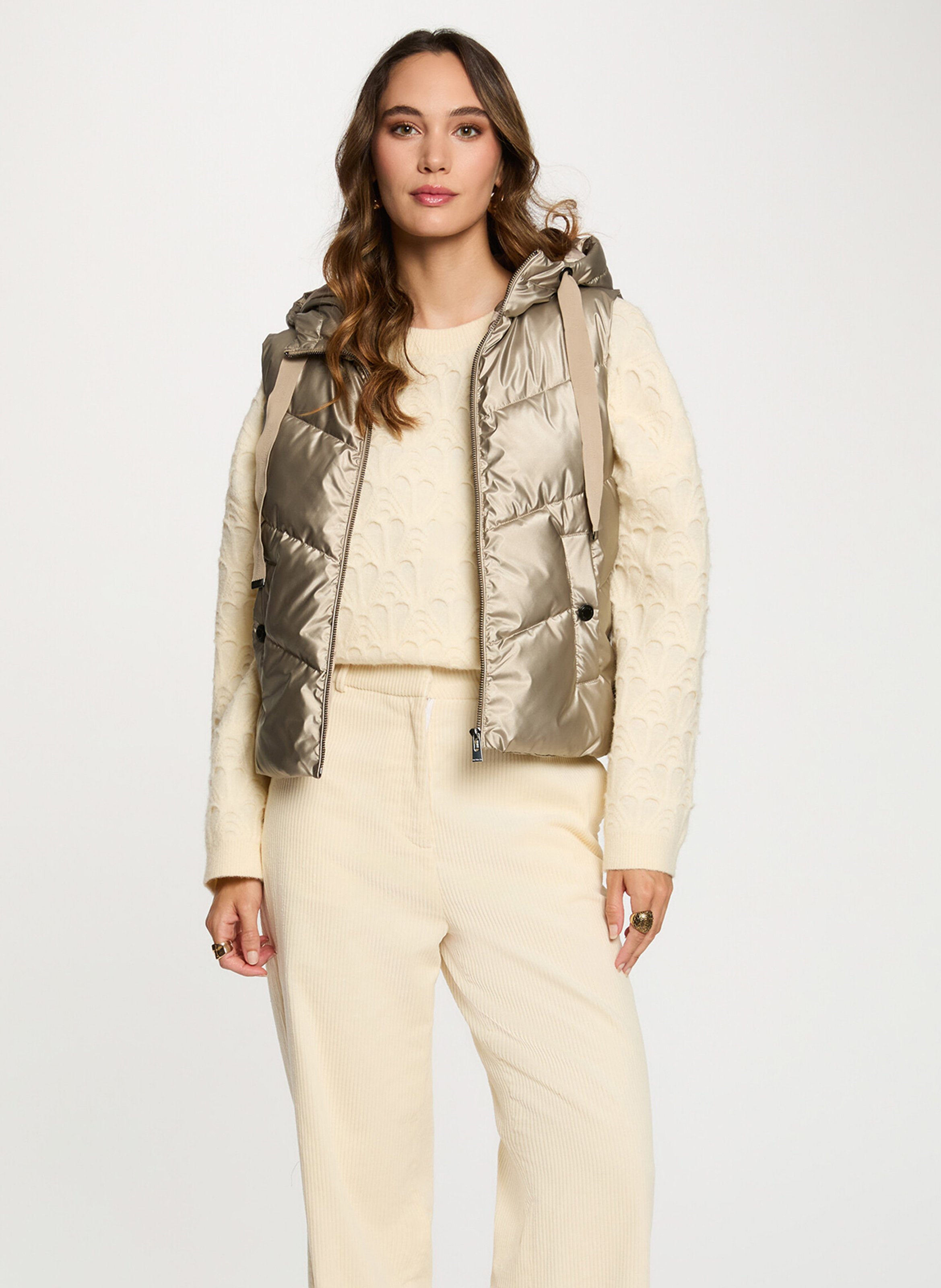Padded gilet MORGAN Golden