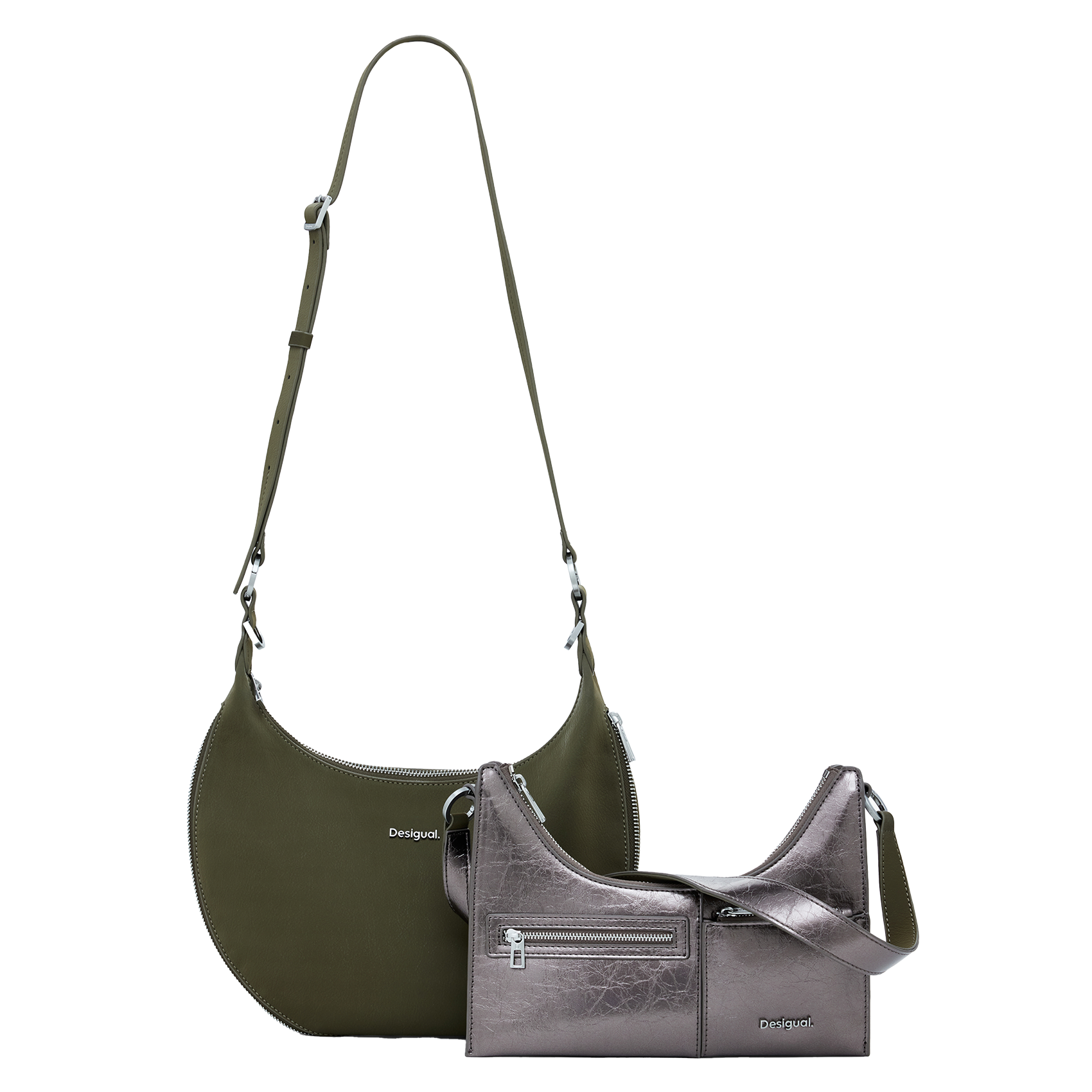 Sac épaule 3 en 1 DESIGUAL Vert