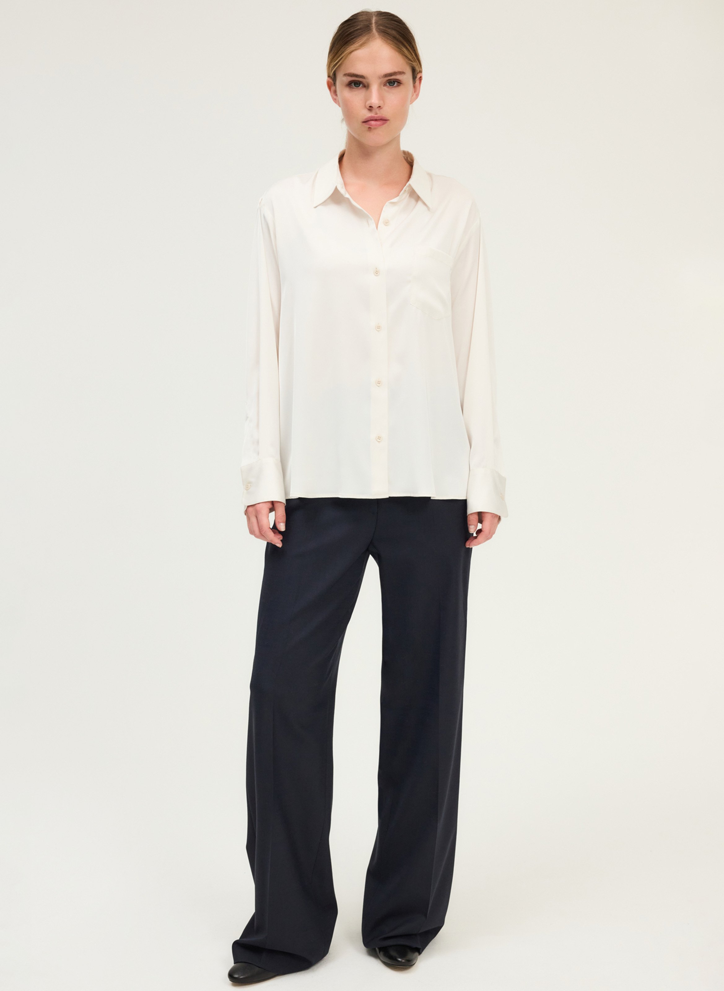 Shirt with classic collar - PABLO Beige