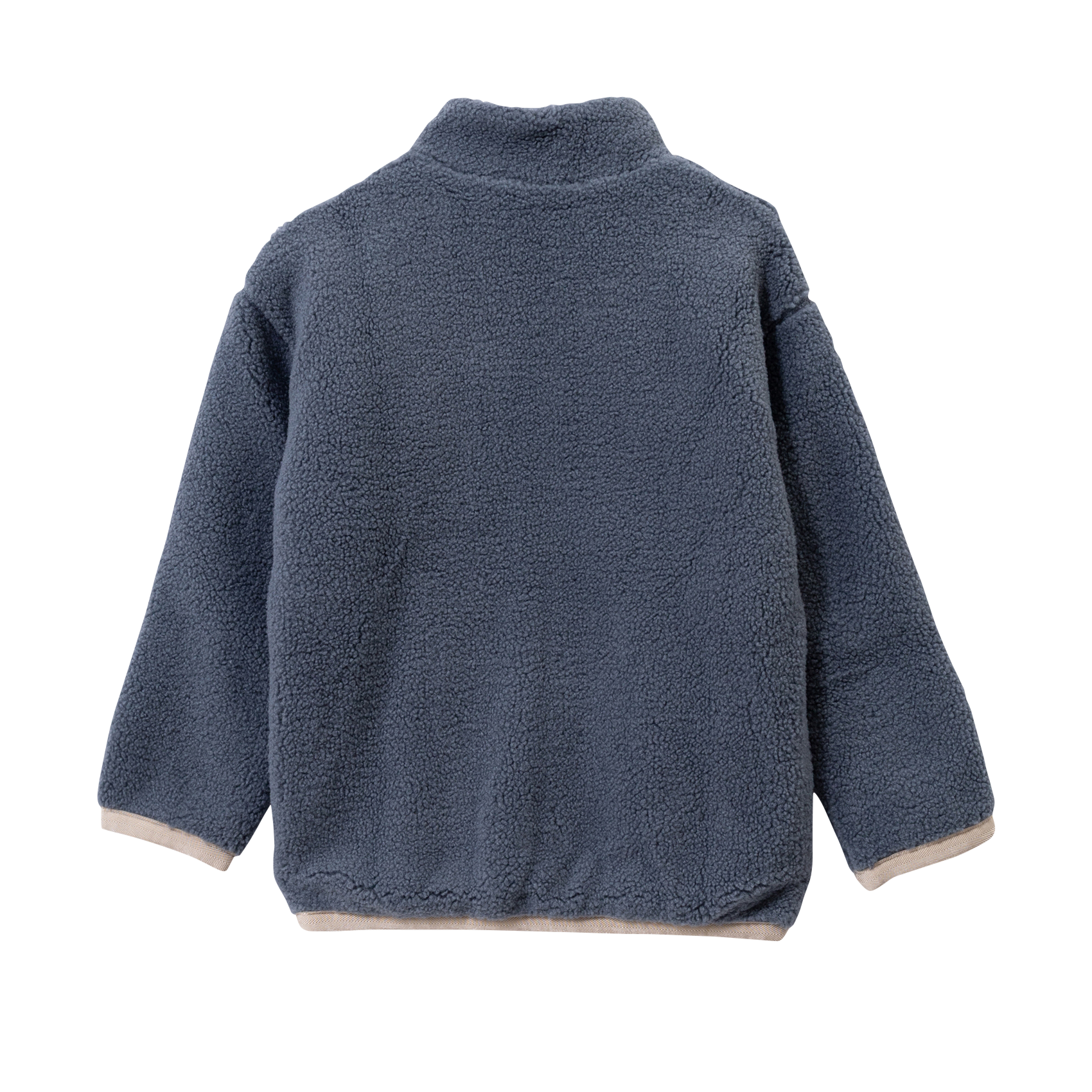 Cardigan réversible col montant en sherpa IKKS JUNIOR Bleu