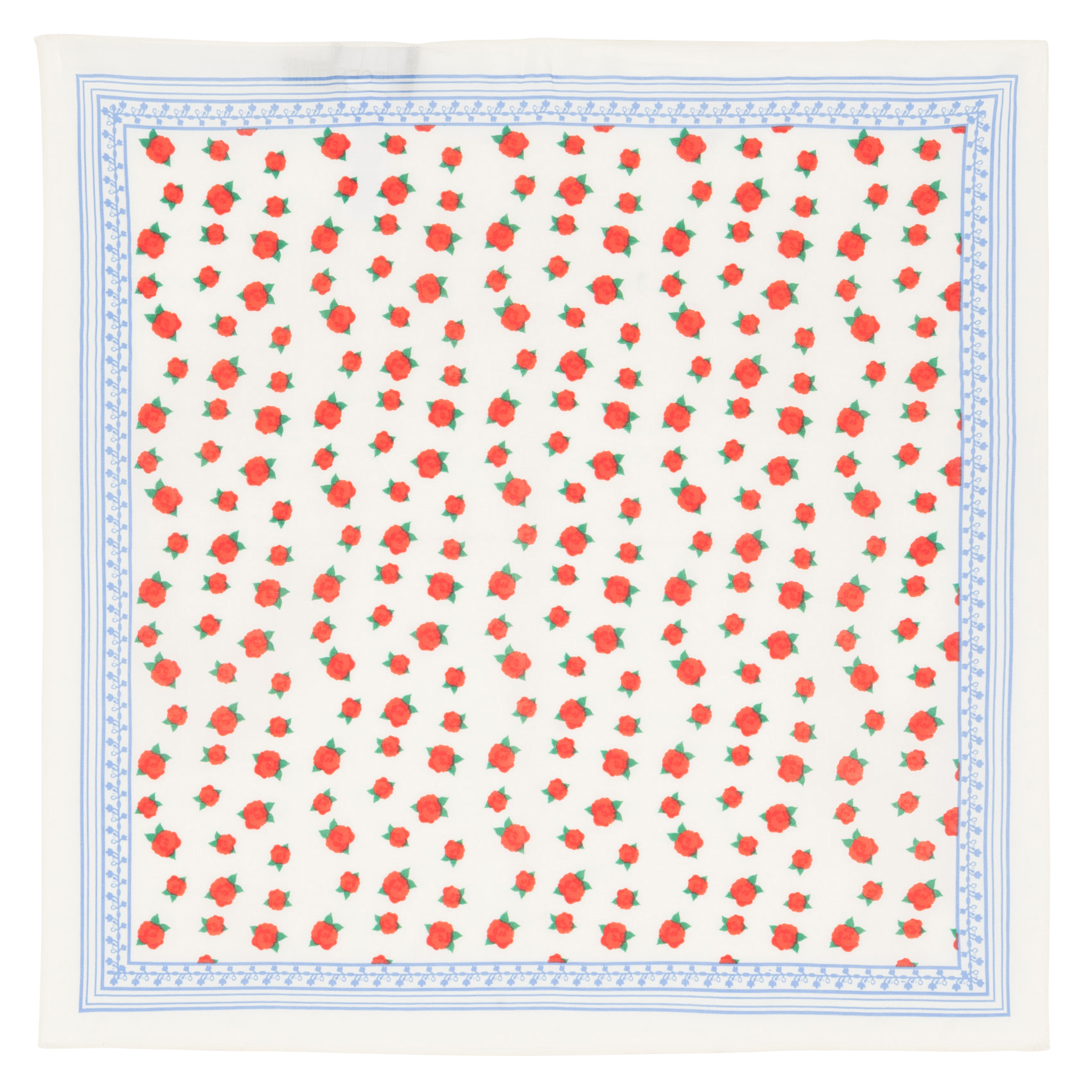 Floral print scarf PIECES Beige