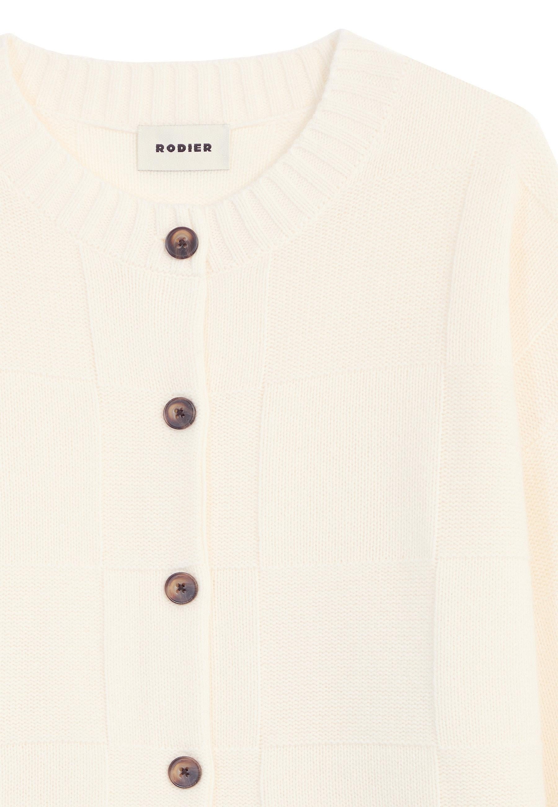 Fancy wool vest RODIER White