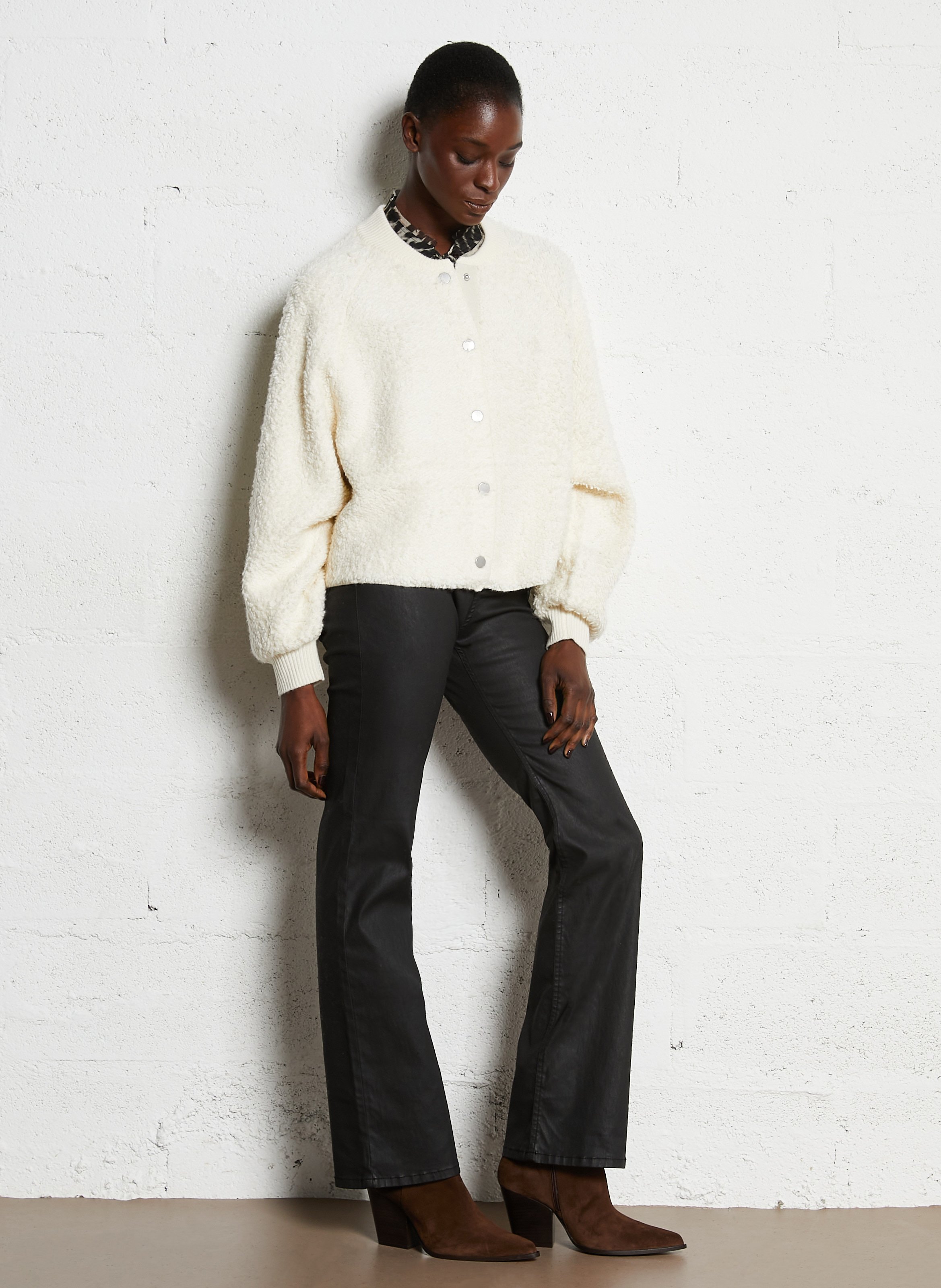 Bianca leather ankle boots TORAL Brown