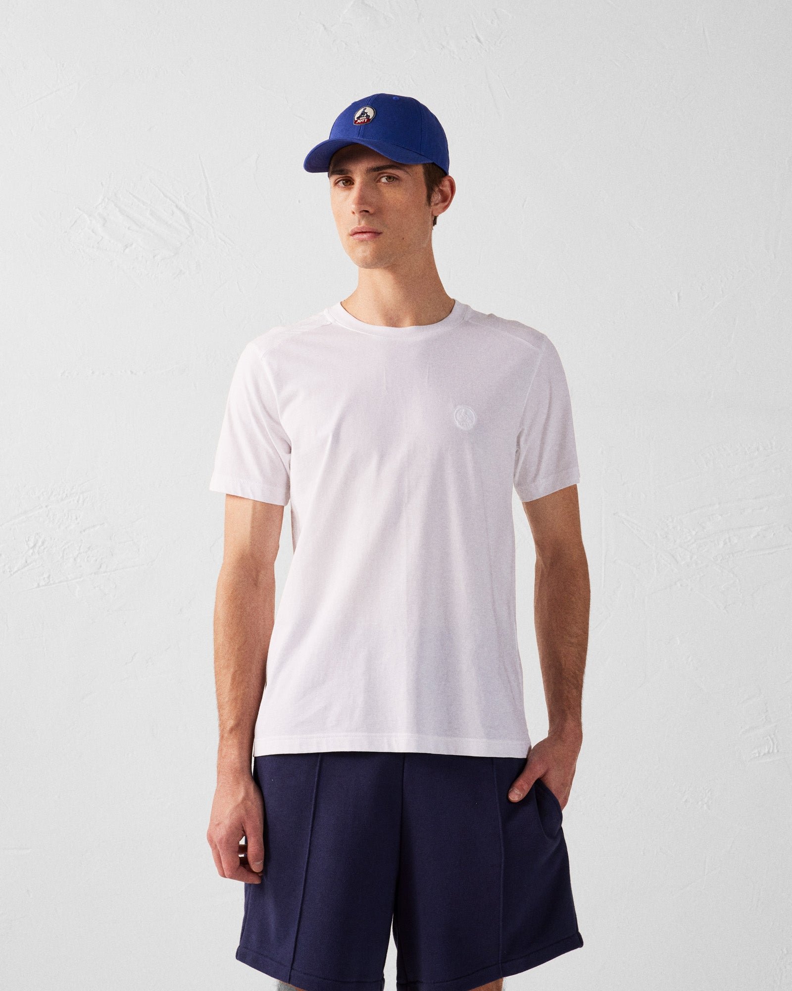 Men's round neck cotton Pedro t-shirt JOTT White