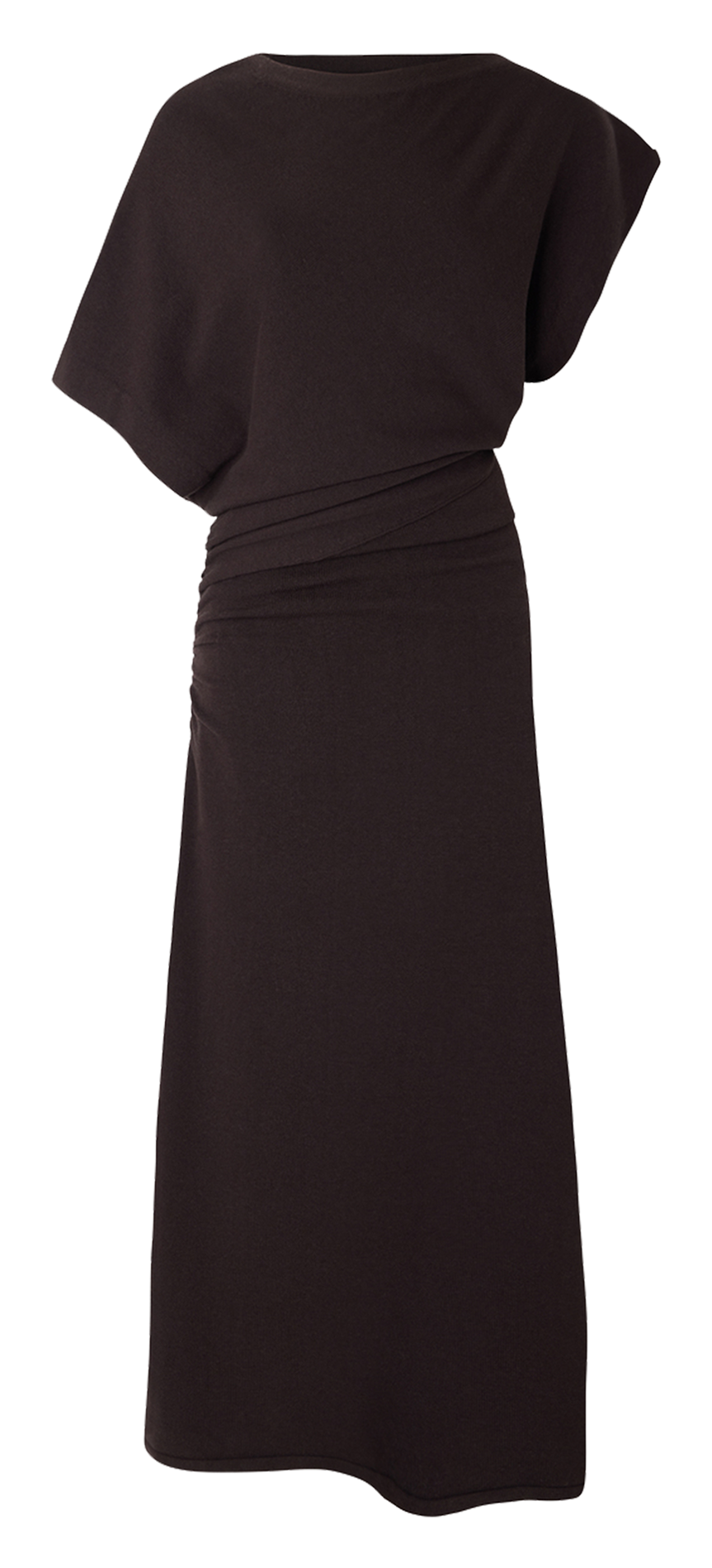 <p>Kleid mit Rundhalsausschnitt aus Bio-Baumwollmischung</p> SOEUR Grau