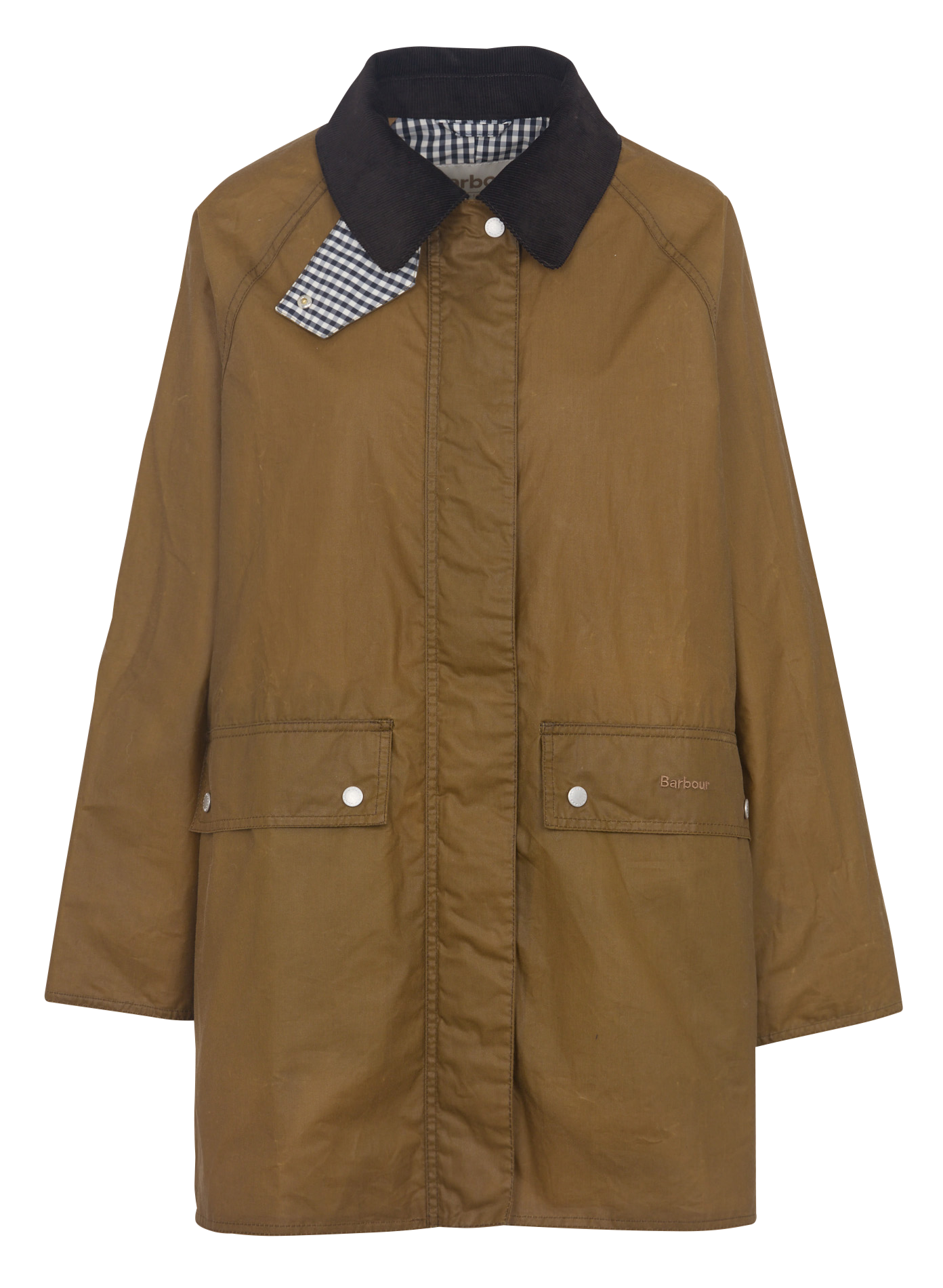 Recht jasje met klassieke kraag BARBOUR Beige