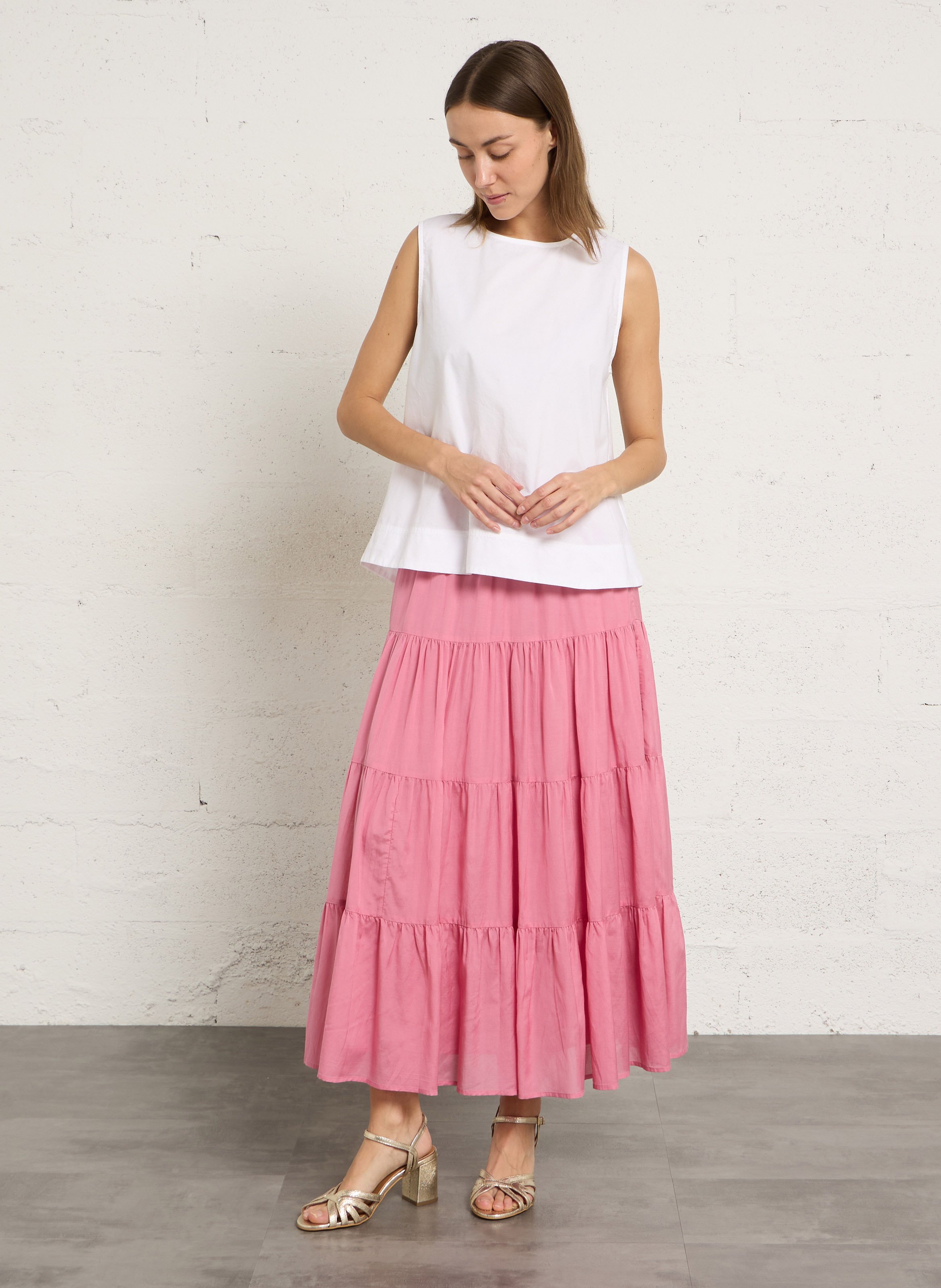 Caflo suede high sandals MELLOW YELLOW Golden