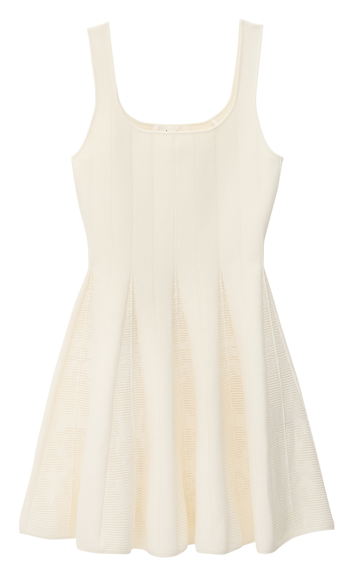 Robe courte col caré BA&SH Beige