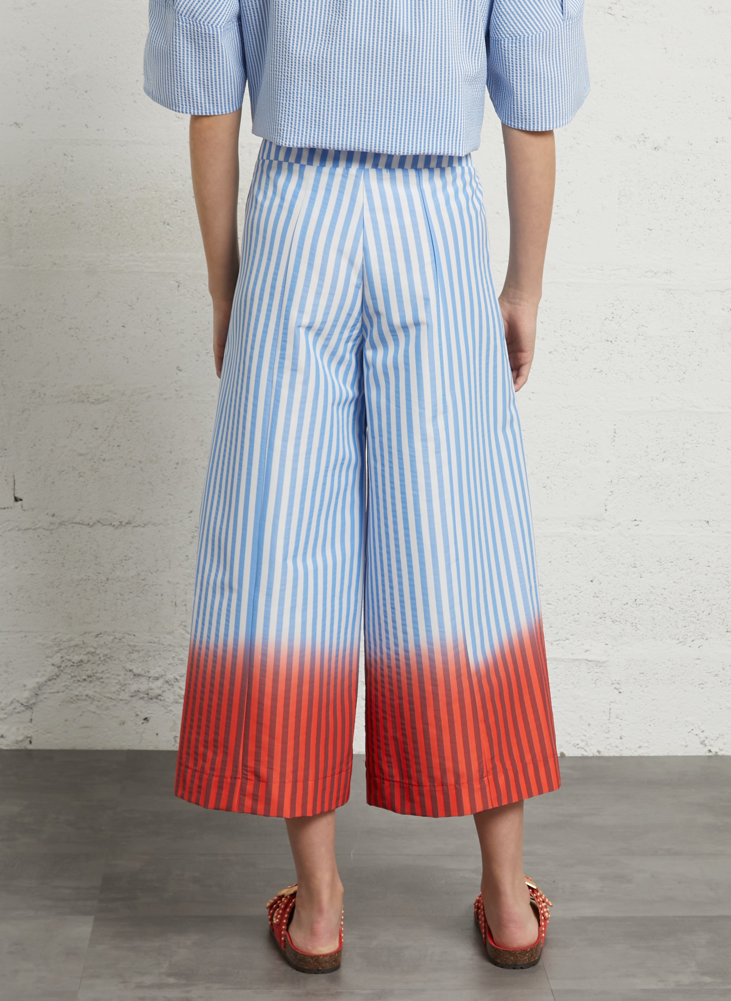 Wide trousers DR BLOOM Blue