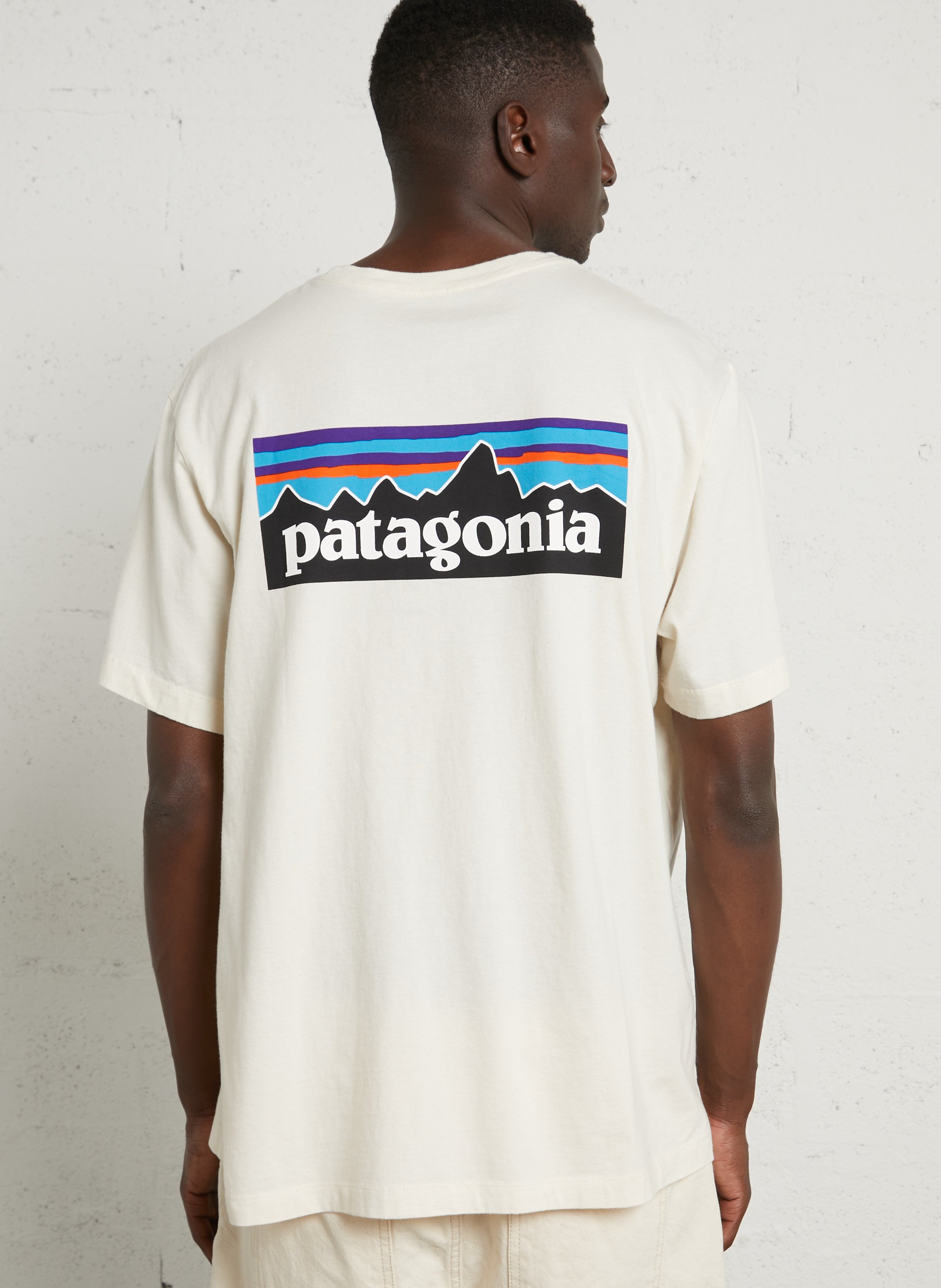 Tee-shirt oversize col rond en coton bio sérigraphié PATAGONIA